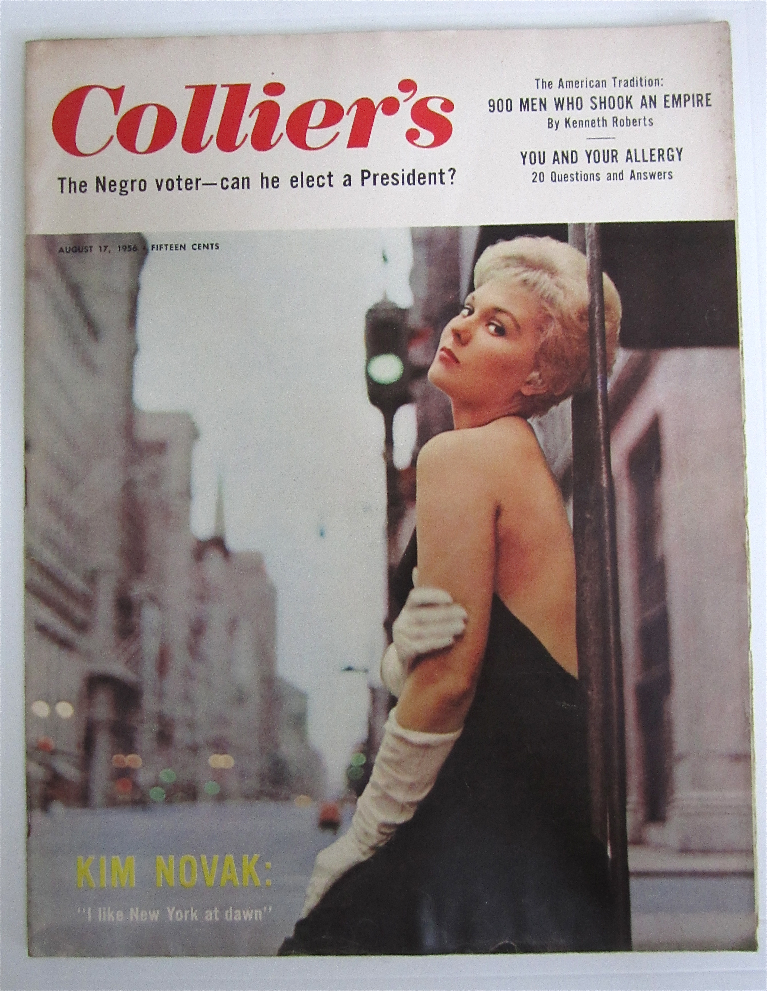 Collier's Magazine August 17, 1956 Kim Novak