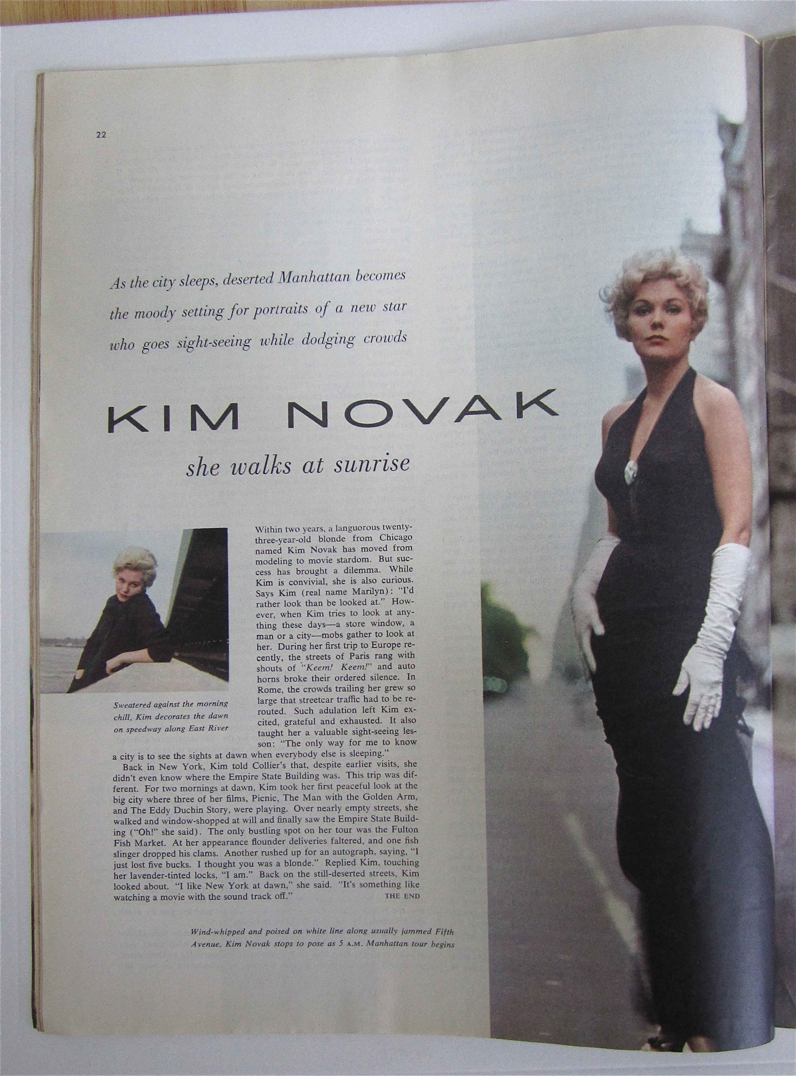 Collier's Magazine August 17, 1956 Kim Novak