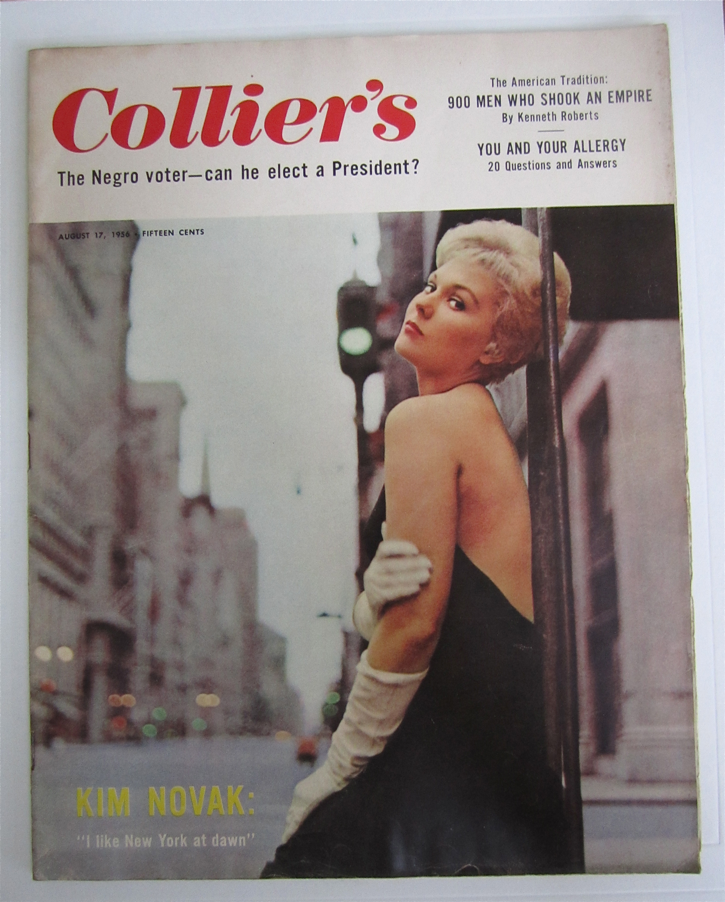 Collier's Magazine August 17, 1956 Kim Novak