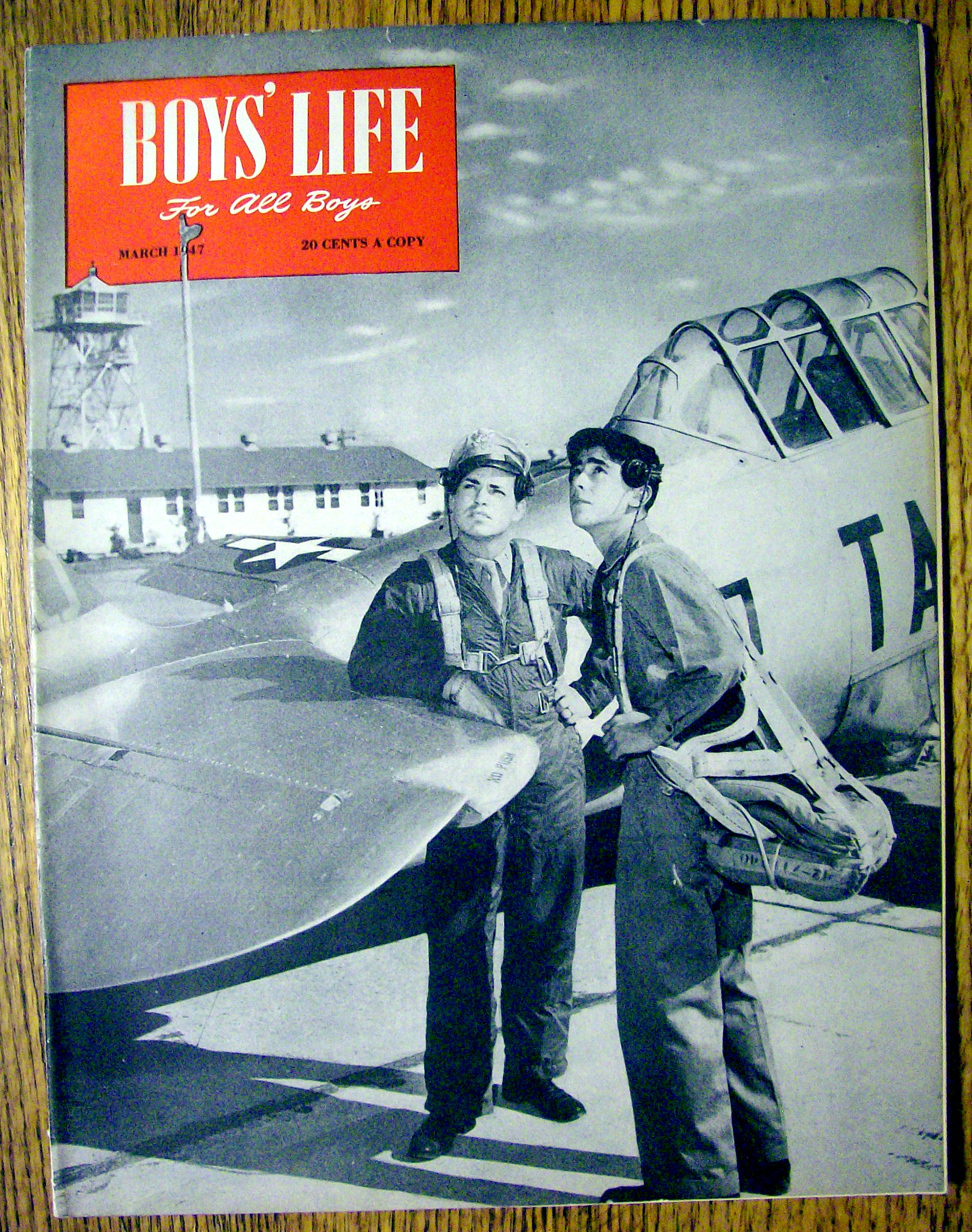 Boys Life Magazine-March 1947-Army Air Corps Luke Field