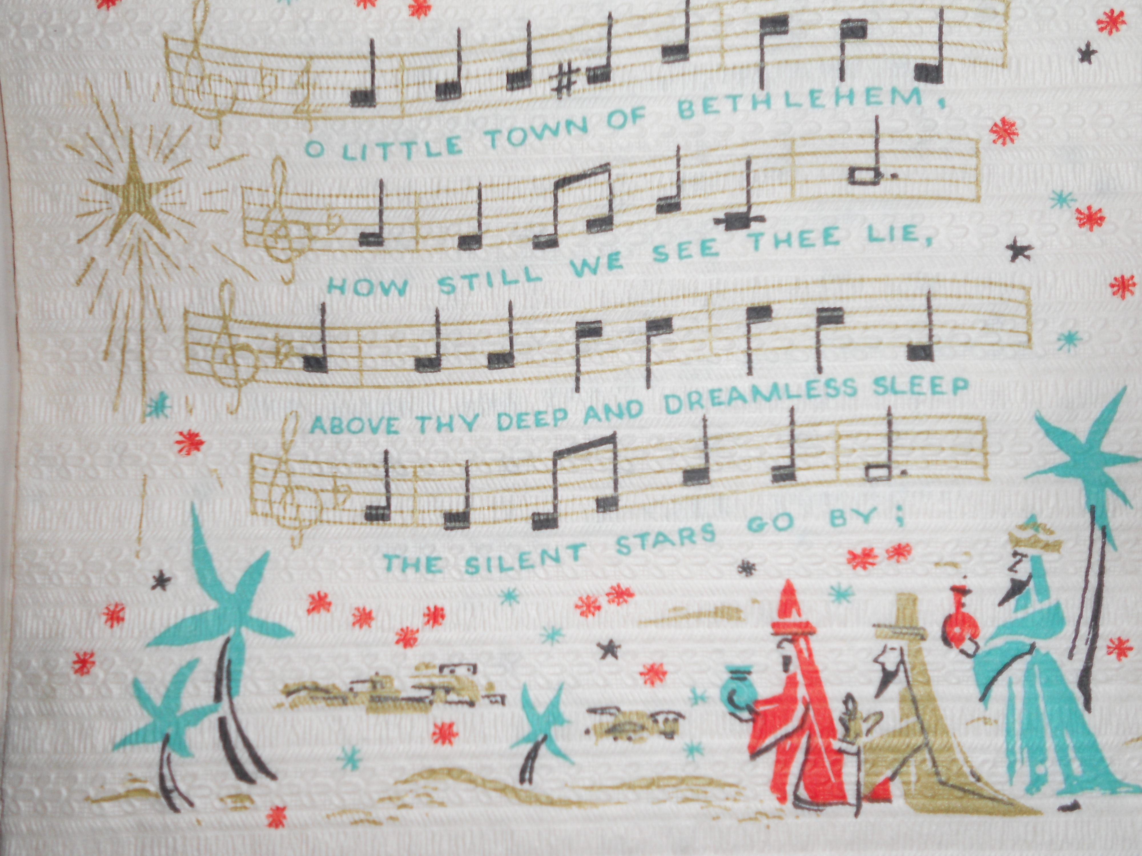 Christmas Carol Napkins Set E Erret Smith Inc