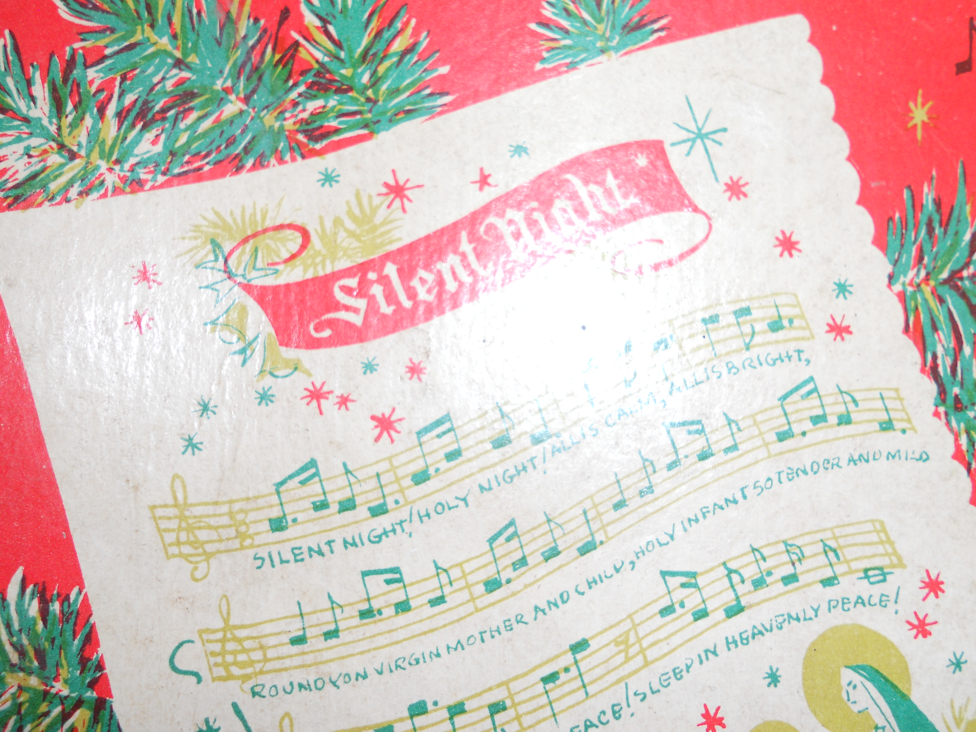 Christmas Carol Napkins Set E Erret Smith Inc