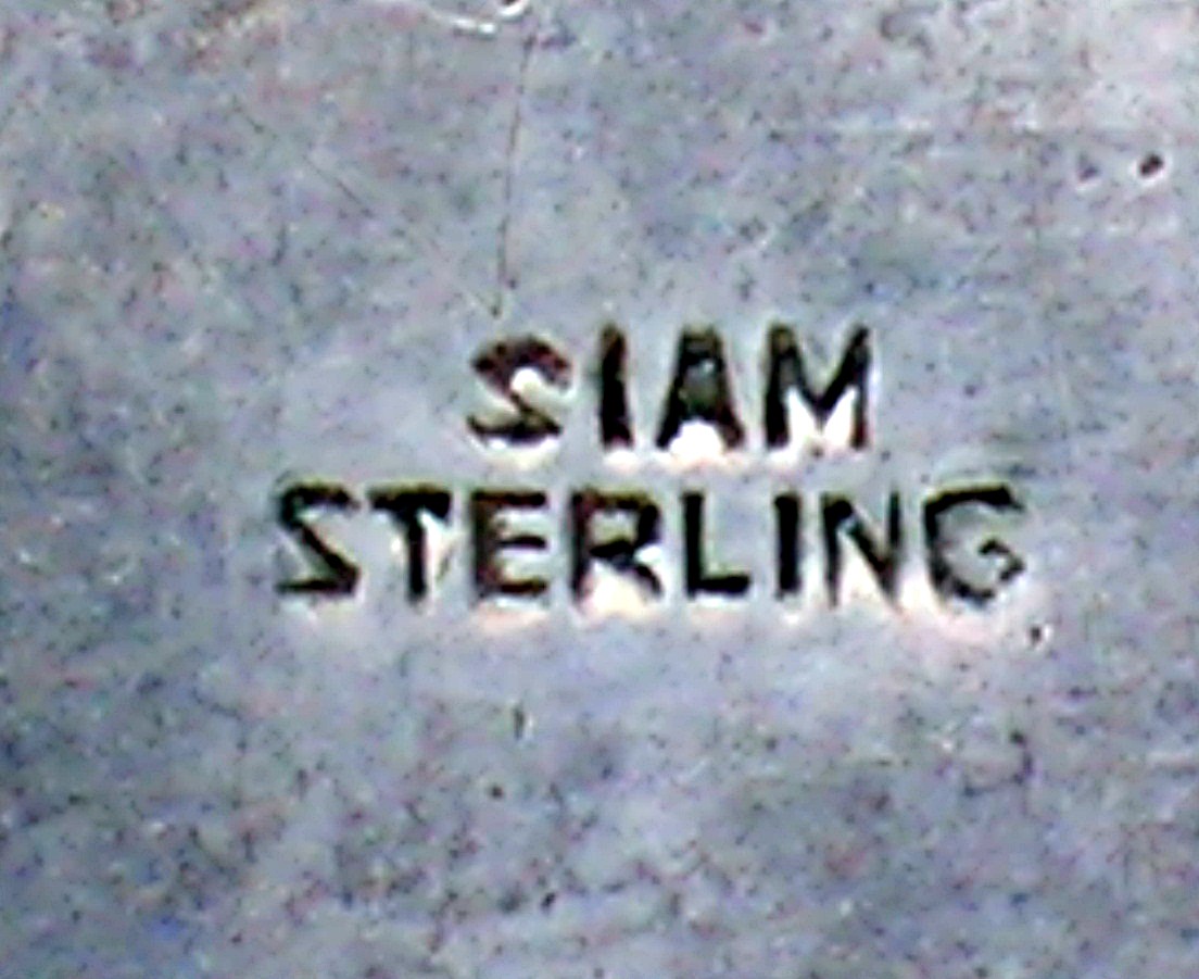 Sterling Silver SIAM Cuff Cameo bracelet