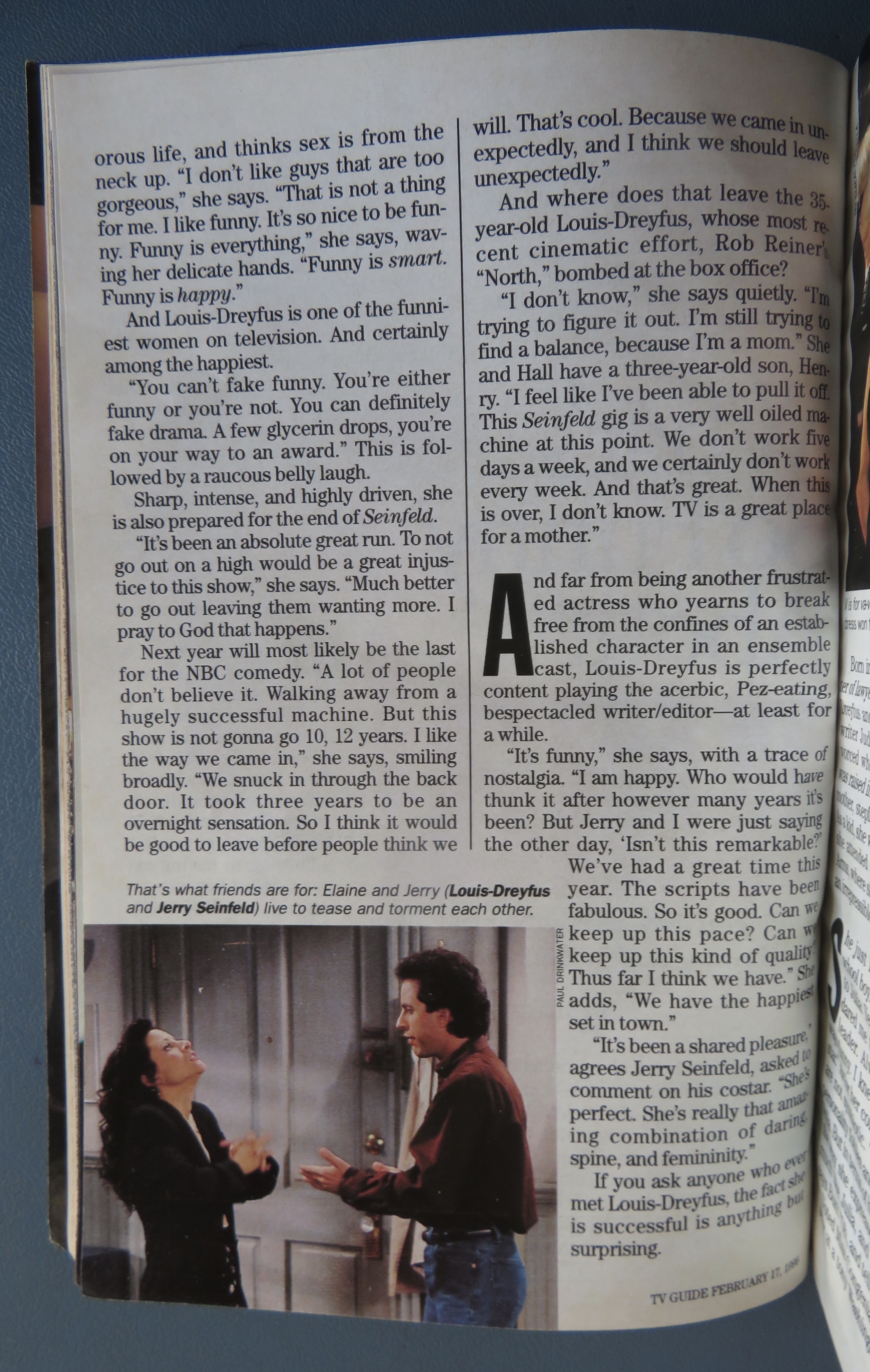 TV Guide-February 17-23, 1996-Kate Mulgrew