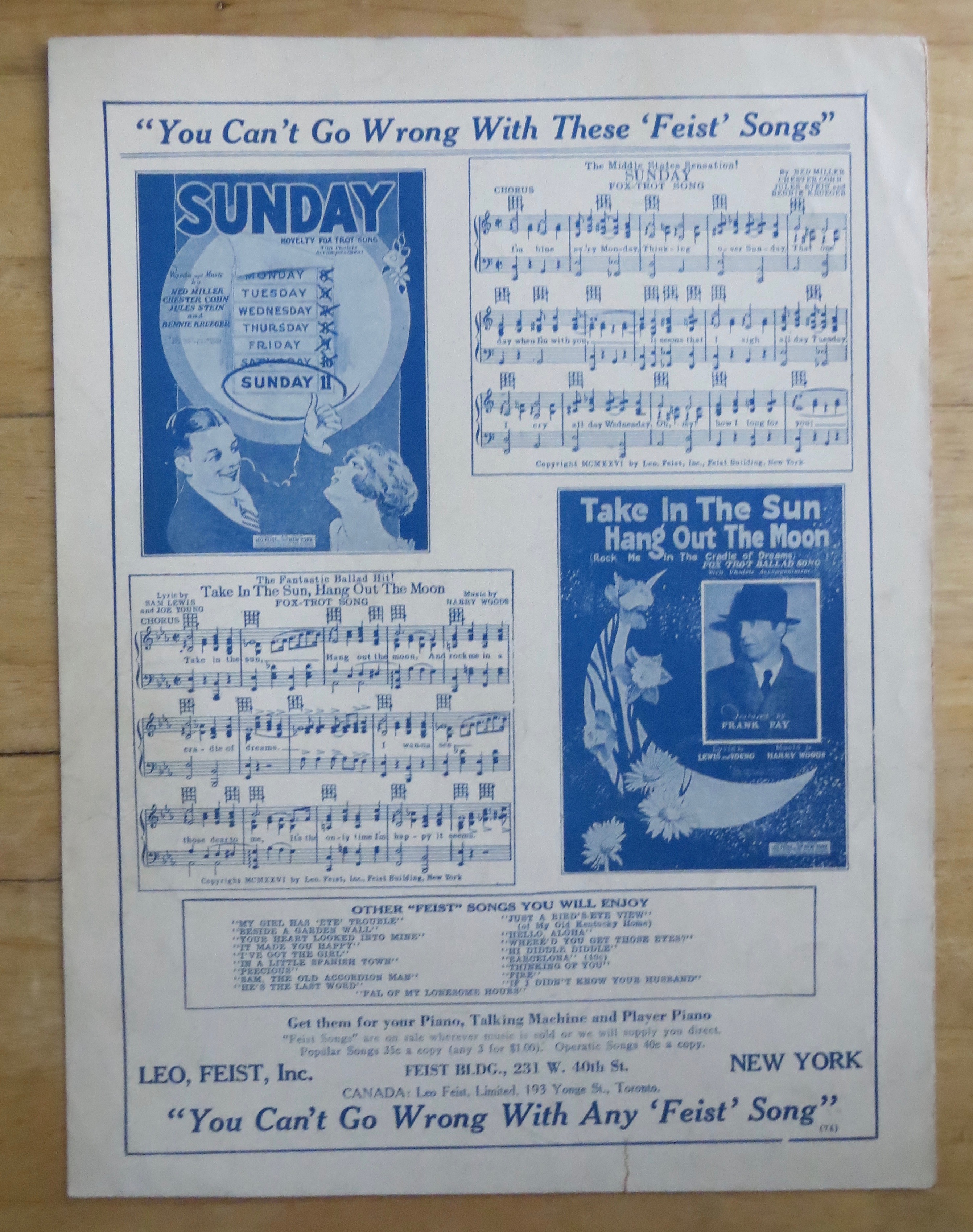 1927 Sam, The Old Accordion Man (Frank Funda Cover)