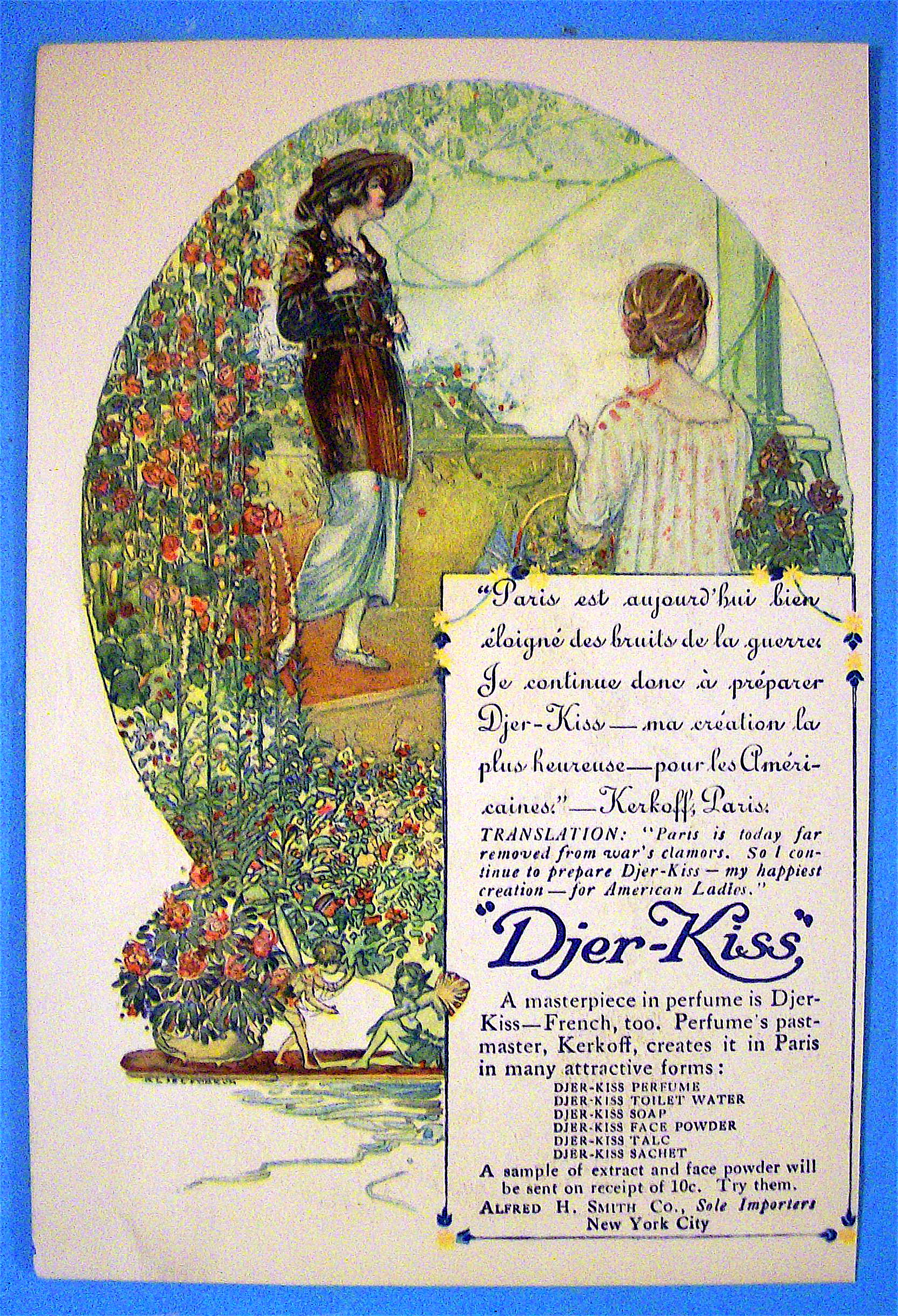 1913 Djer Kiss with 2 Woman Talking
