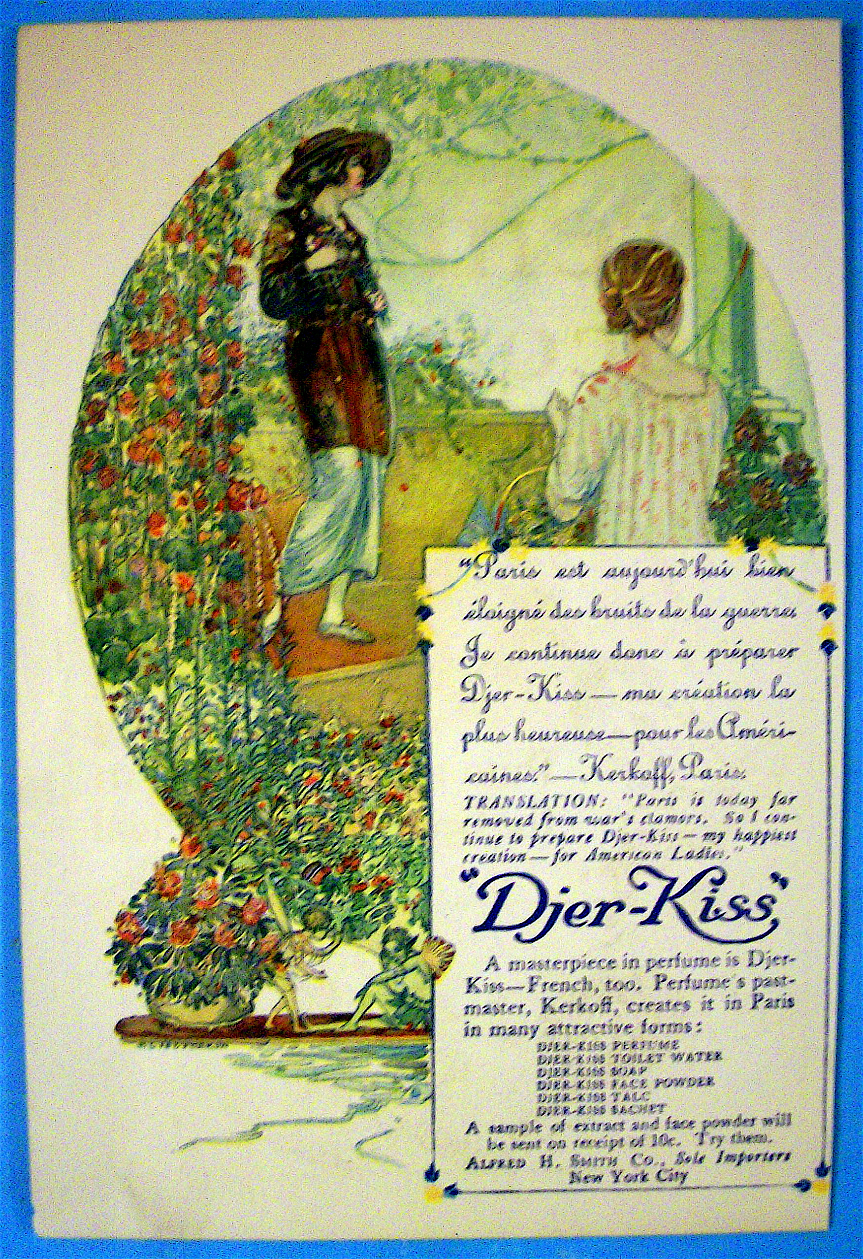 1913 Djer Kiss with 2 Woman Talking