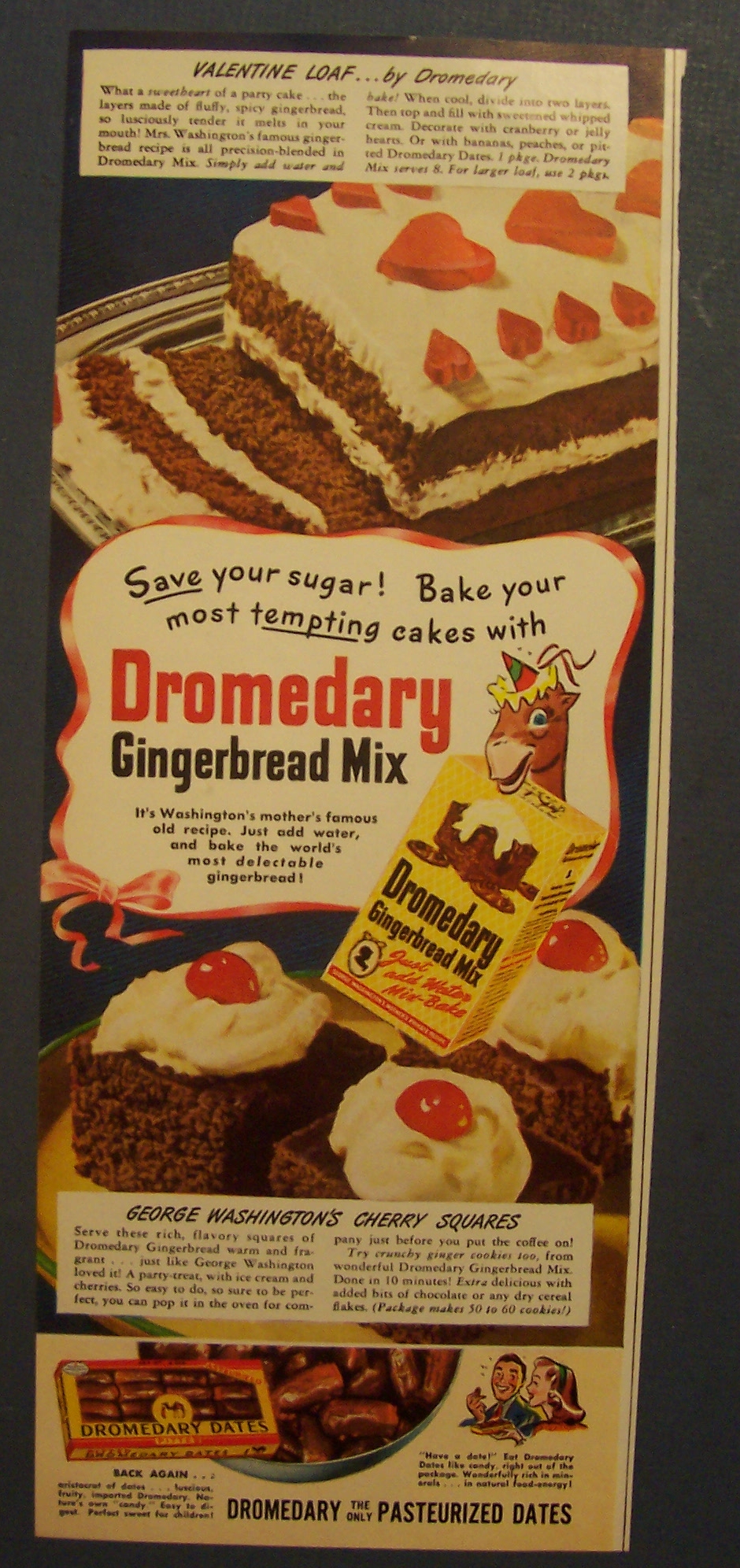 1946  Dromedary  Gingerbread  Mix