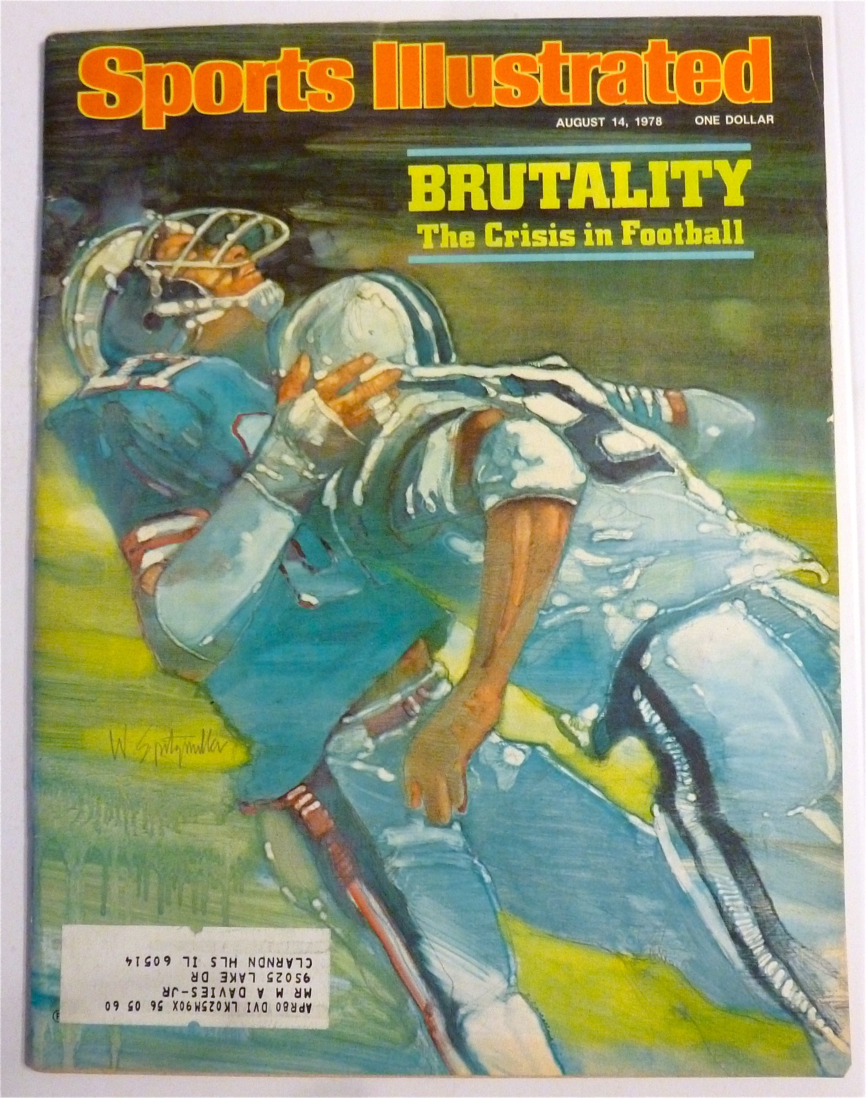 Sports Illustrated Magazine-August 14, 1978-Brutality