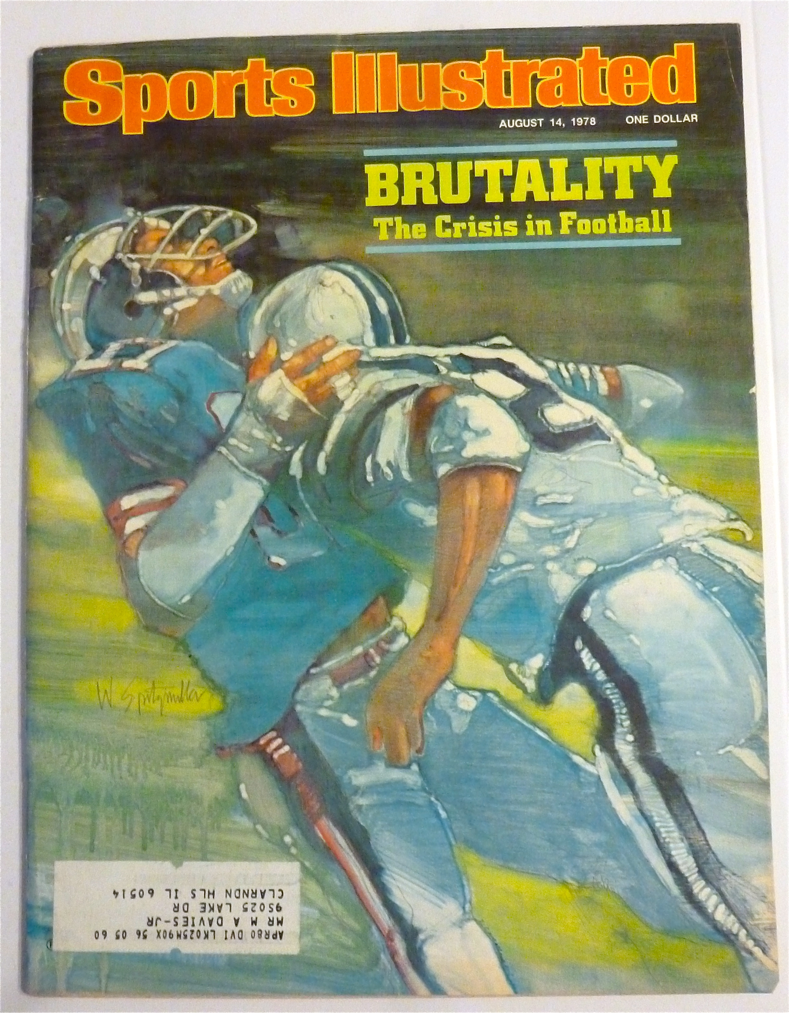 Sports Illustrated Magazine-August 14, 1978-Brutality