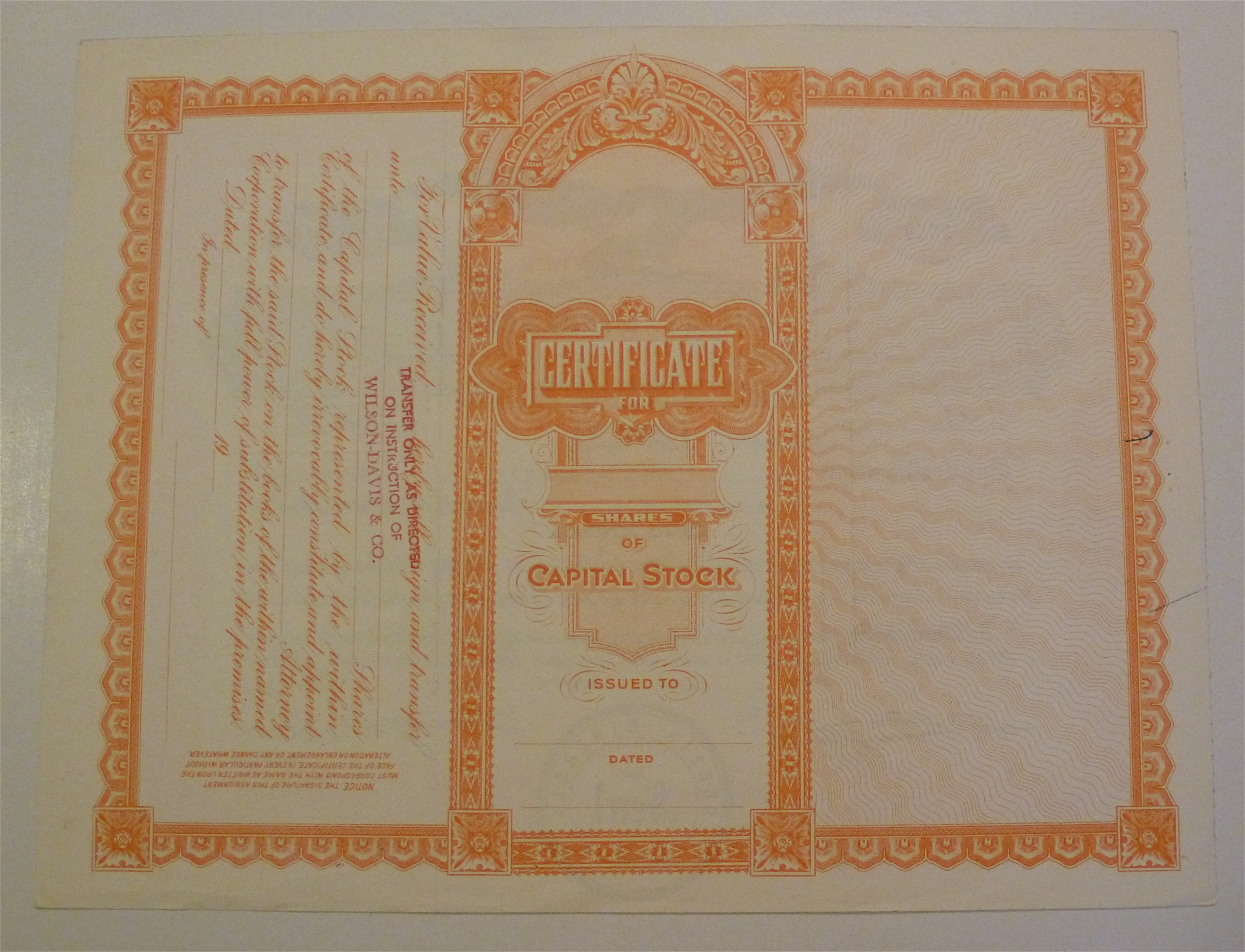 1970 Curtis Minerals Stock Certificate