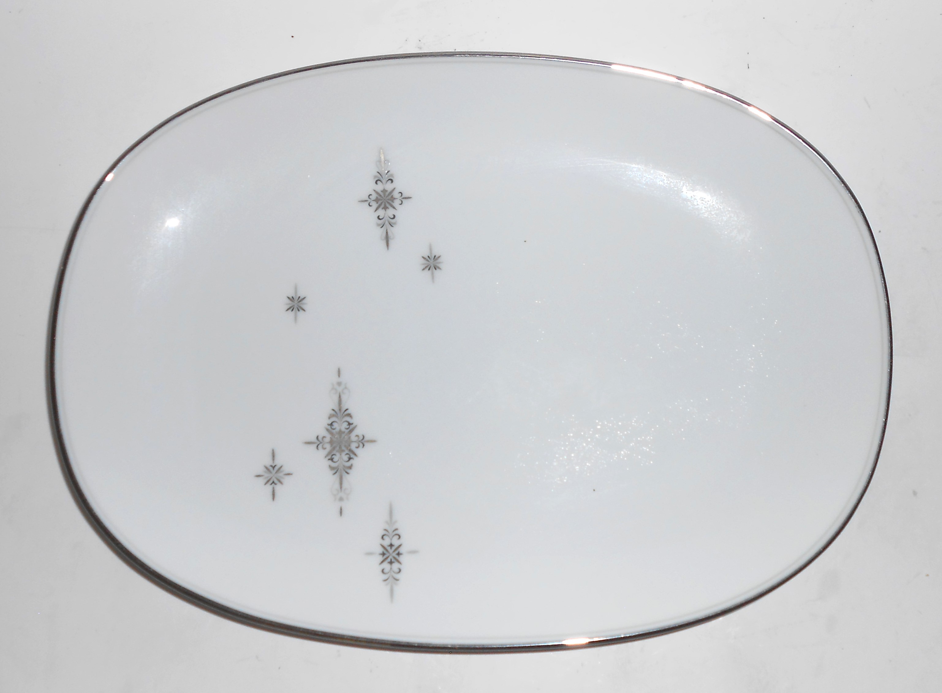 Noritake China Stella w/Platinum 11-1/4'' Platter