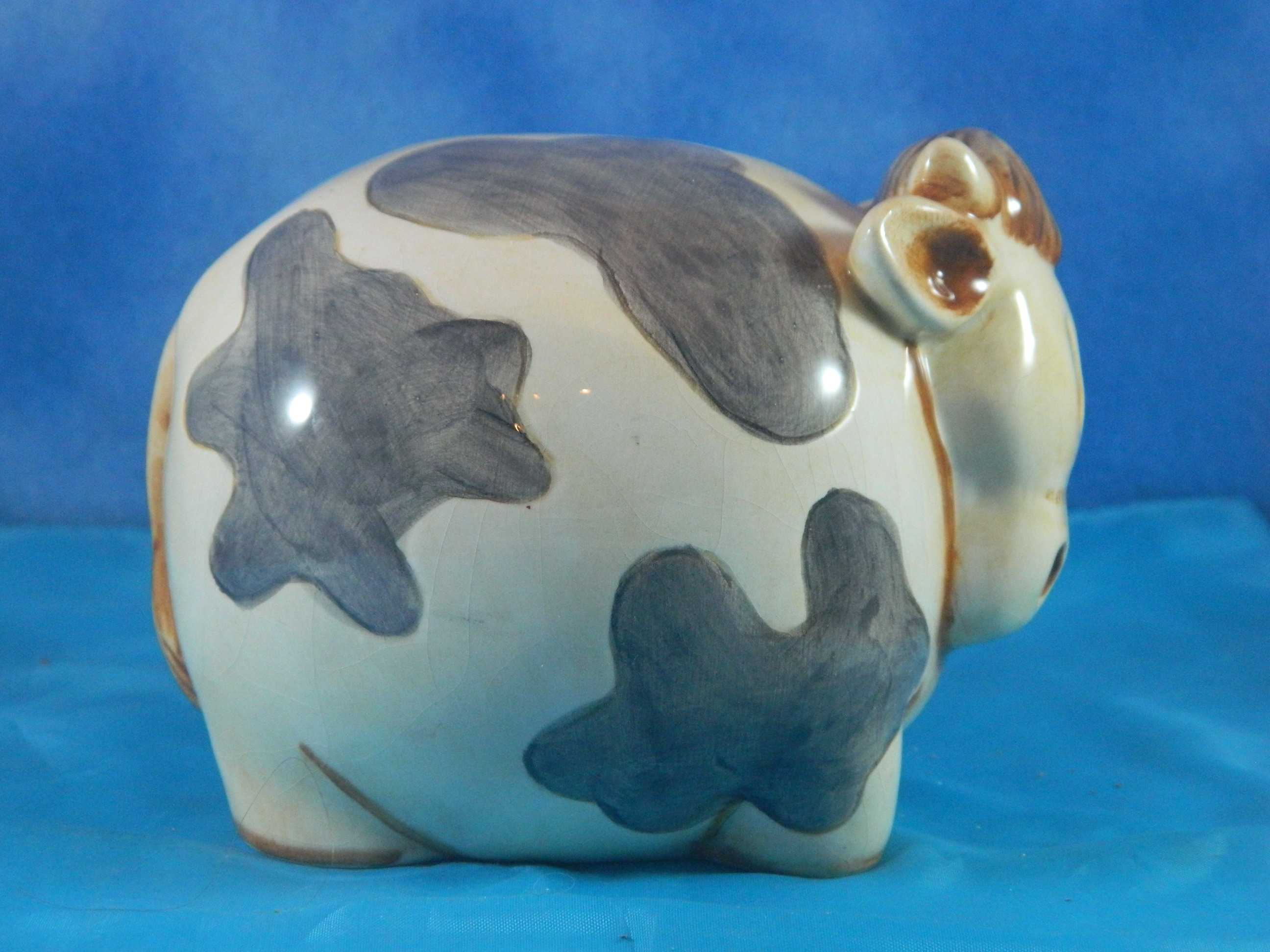 Porcelain Cow Piggy Bank