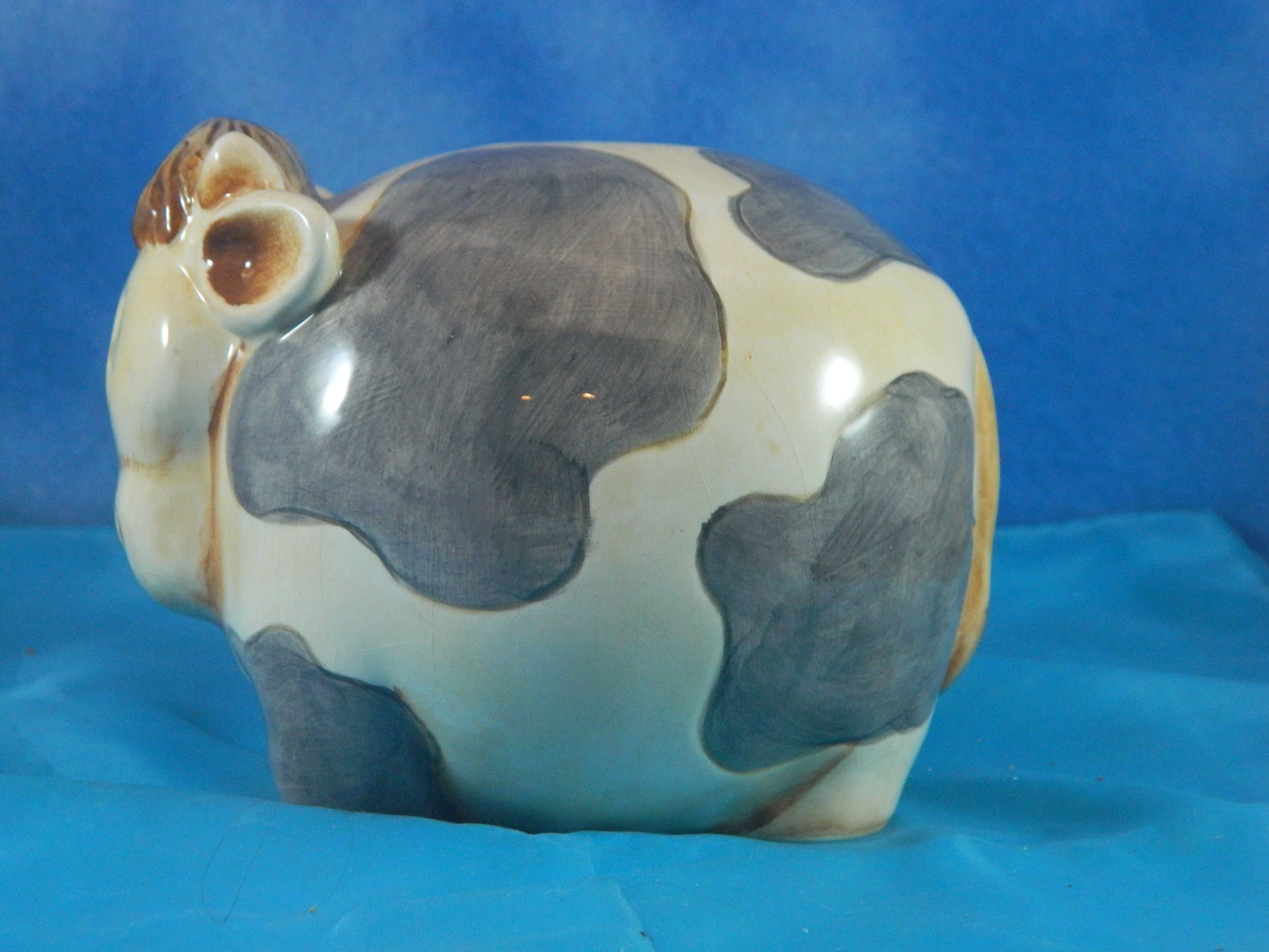 Porcelain Cow Piggy Bank