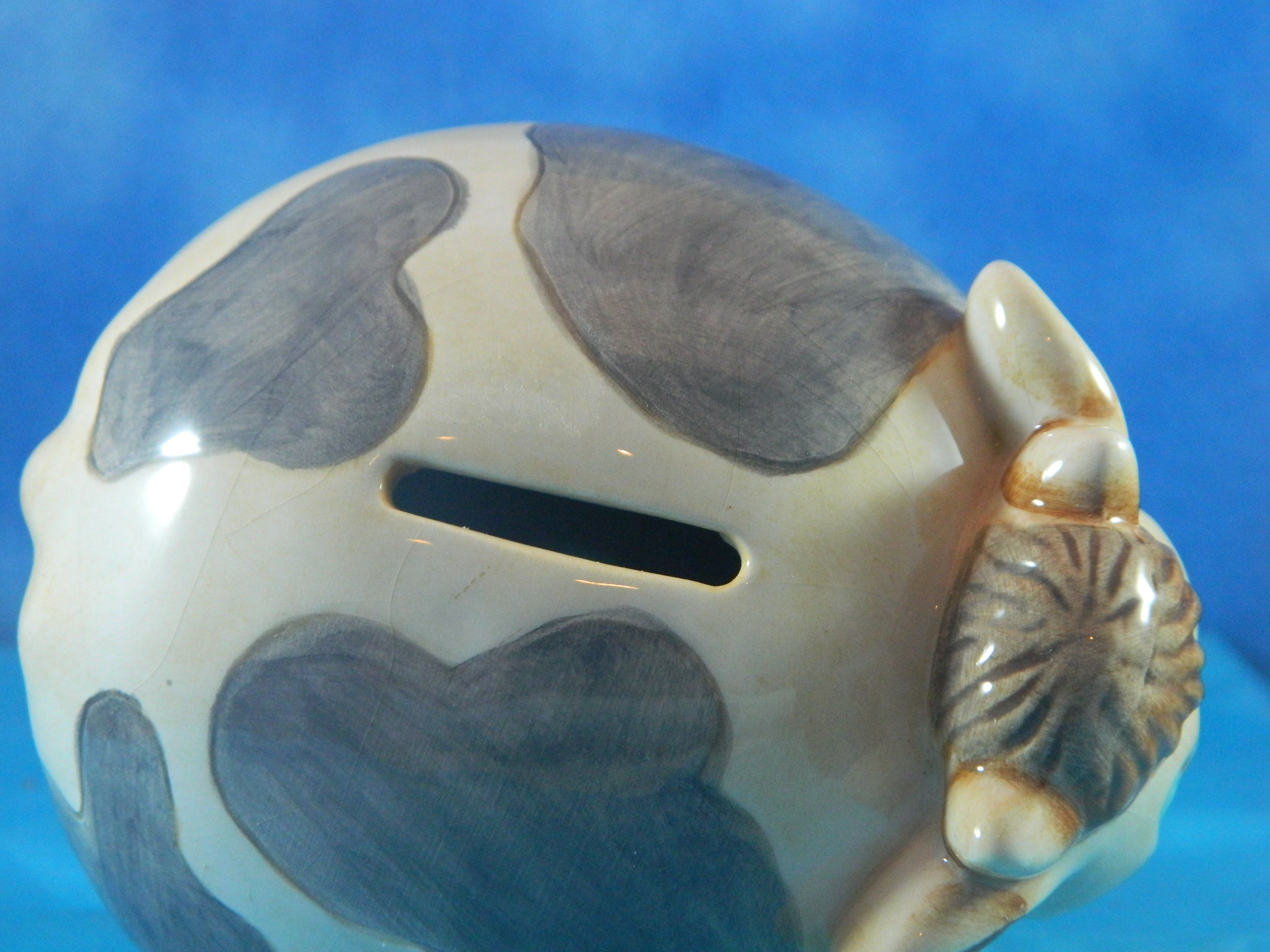 Porcelain Cow Piggy Bank