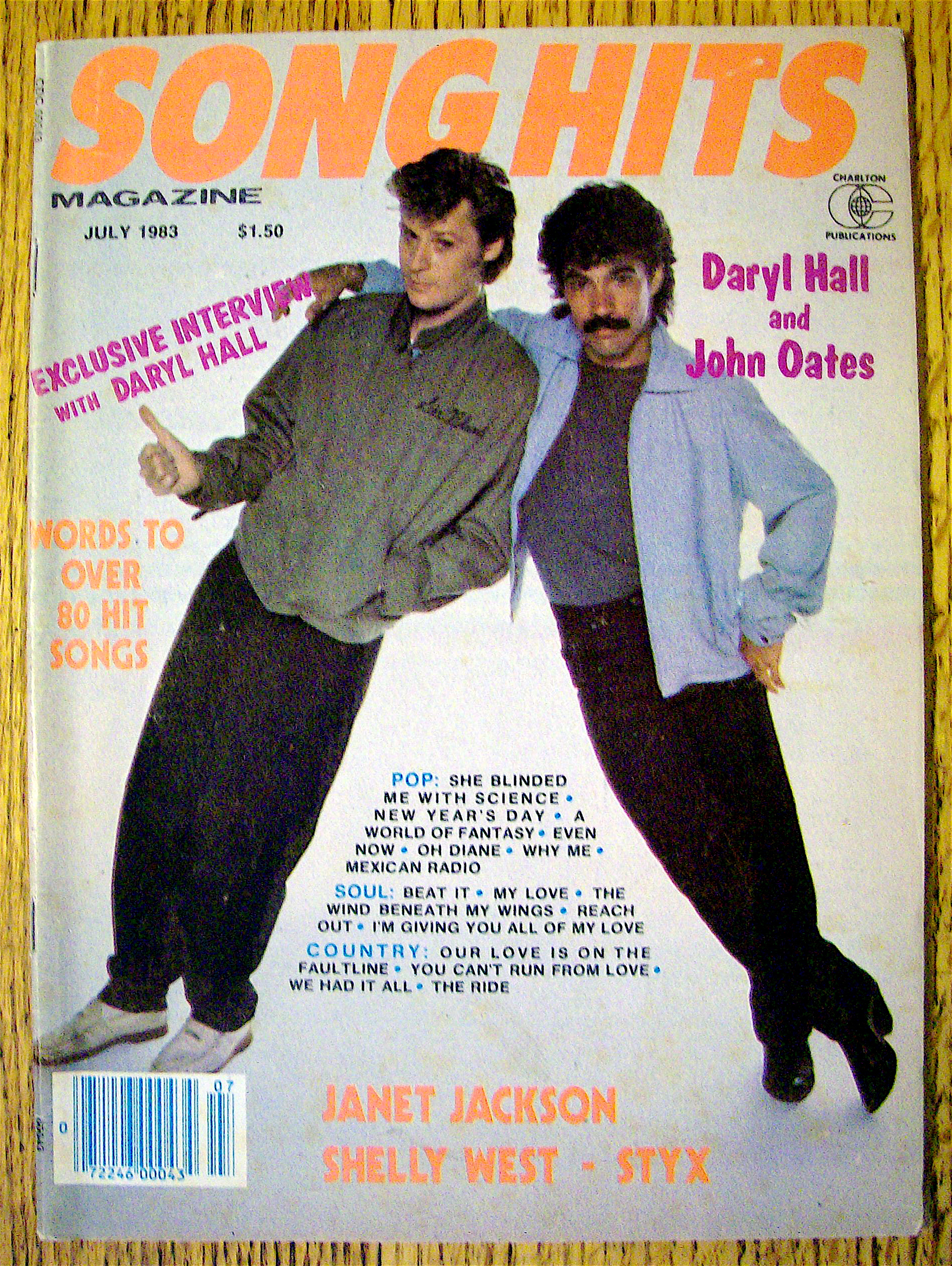Song Hits July 1983 Daryl Hall & John Oates