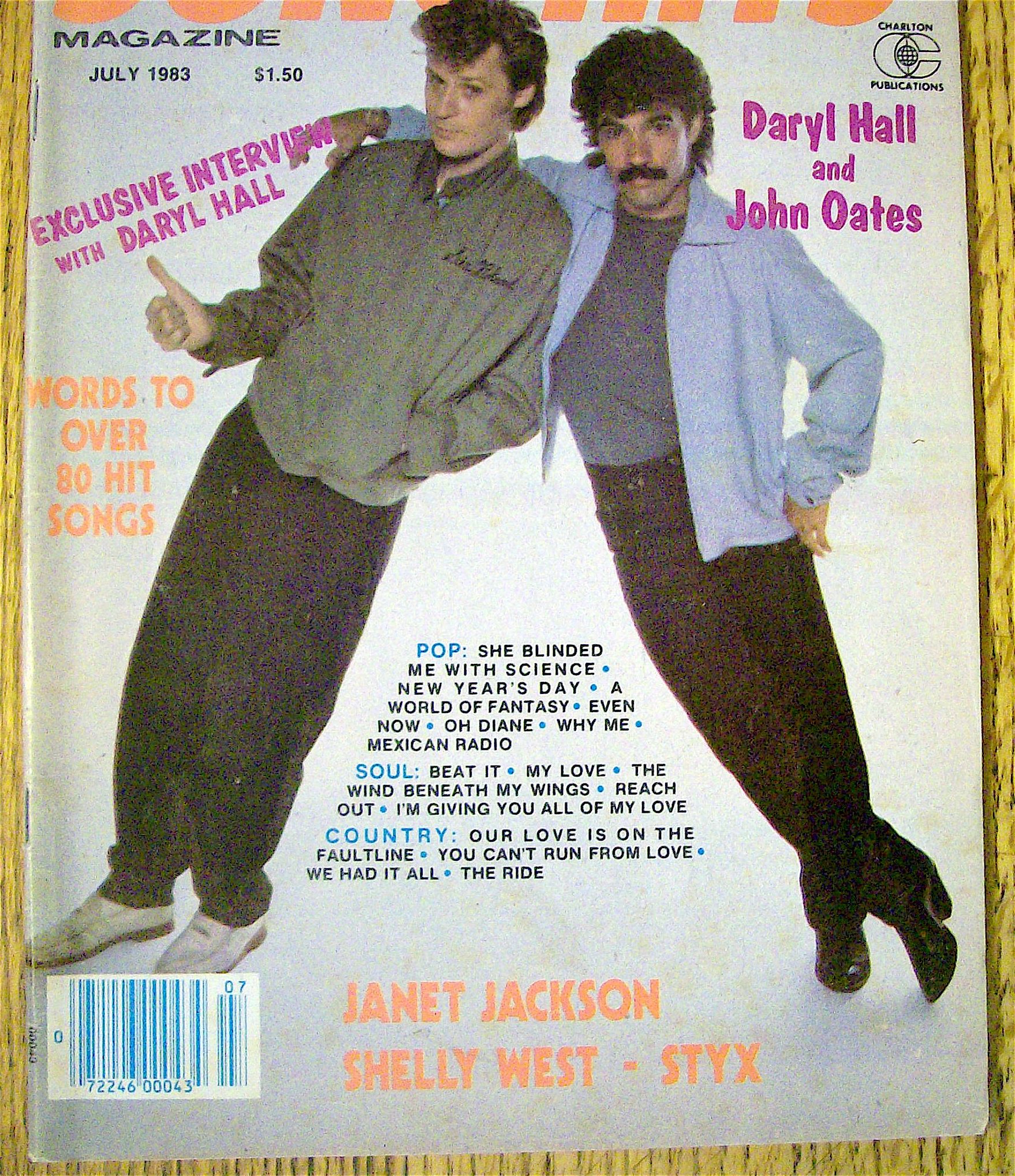 Song Hits July 1983 Daryl Hall & John Oates