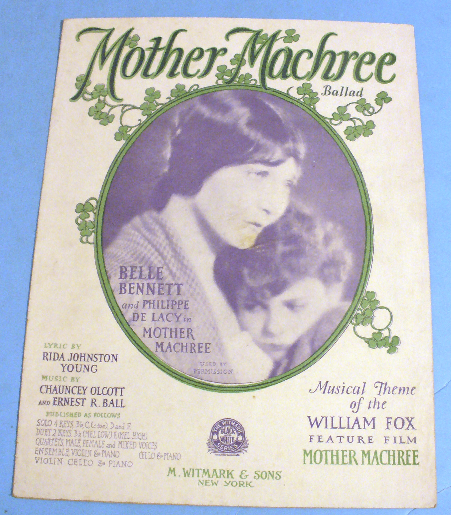 1910 Mother Machree  Featuring Belle Bennett