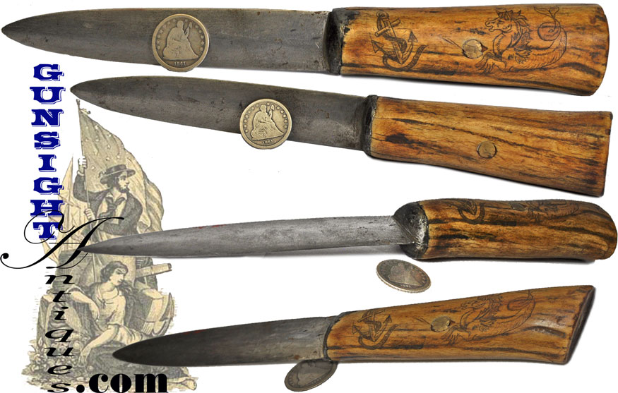 nautical theme – hand crafted Antique Belt Knife