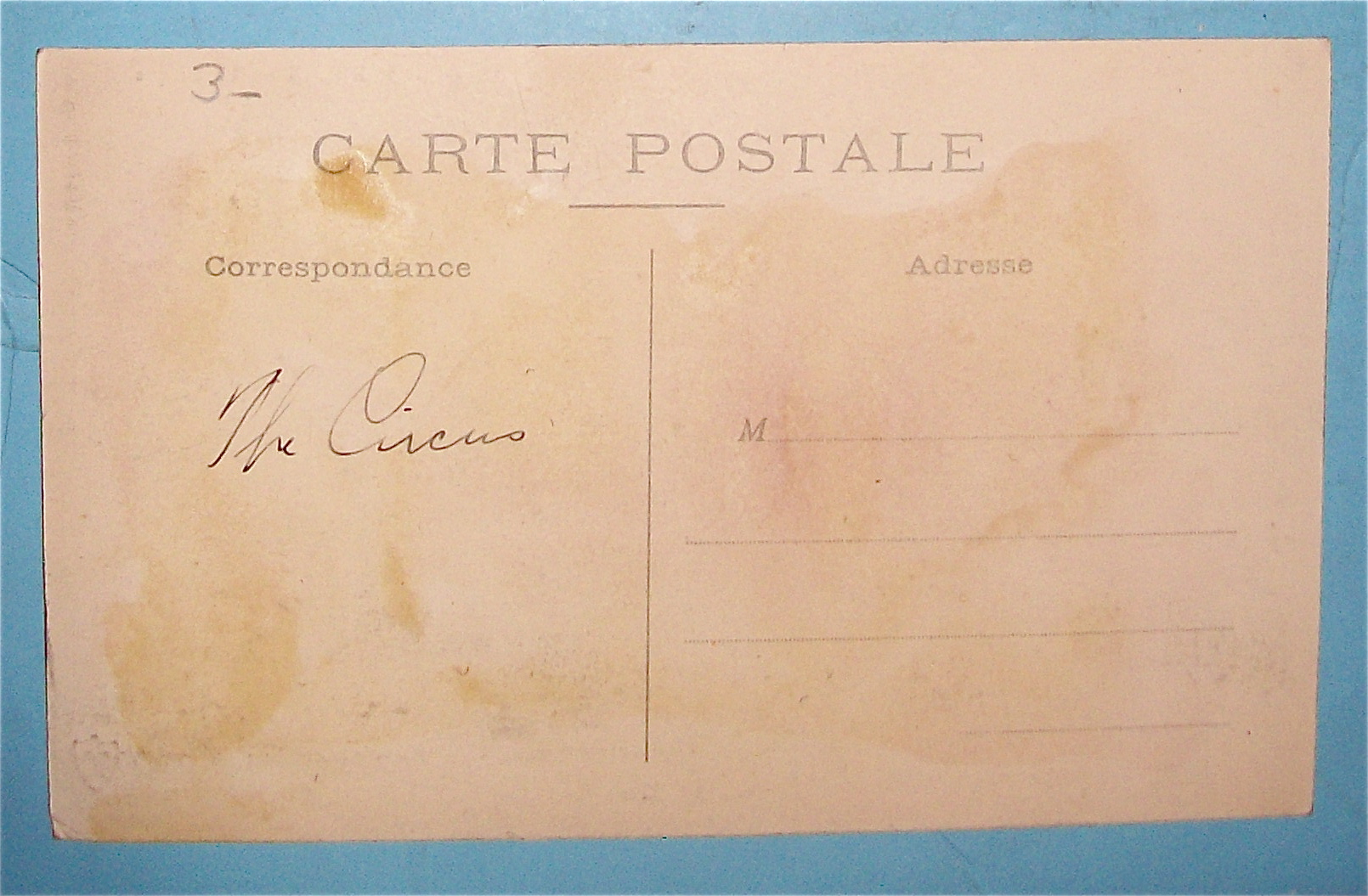 Reims - Le Cirque Postcard
