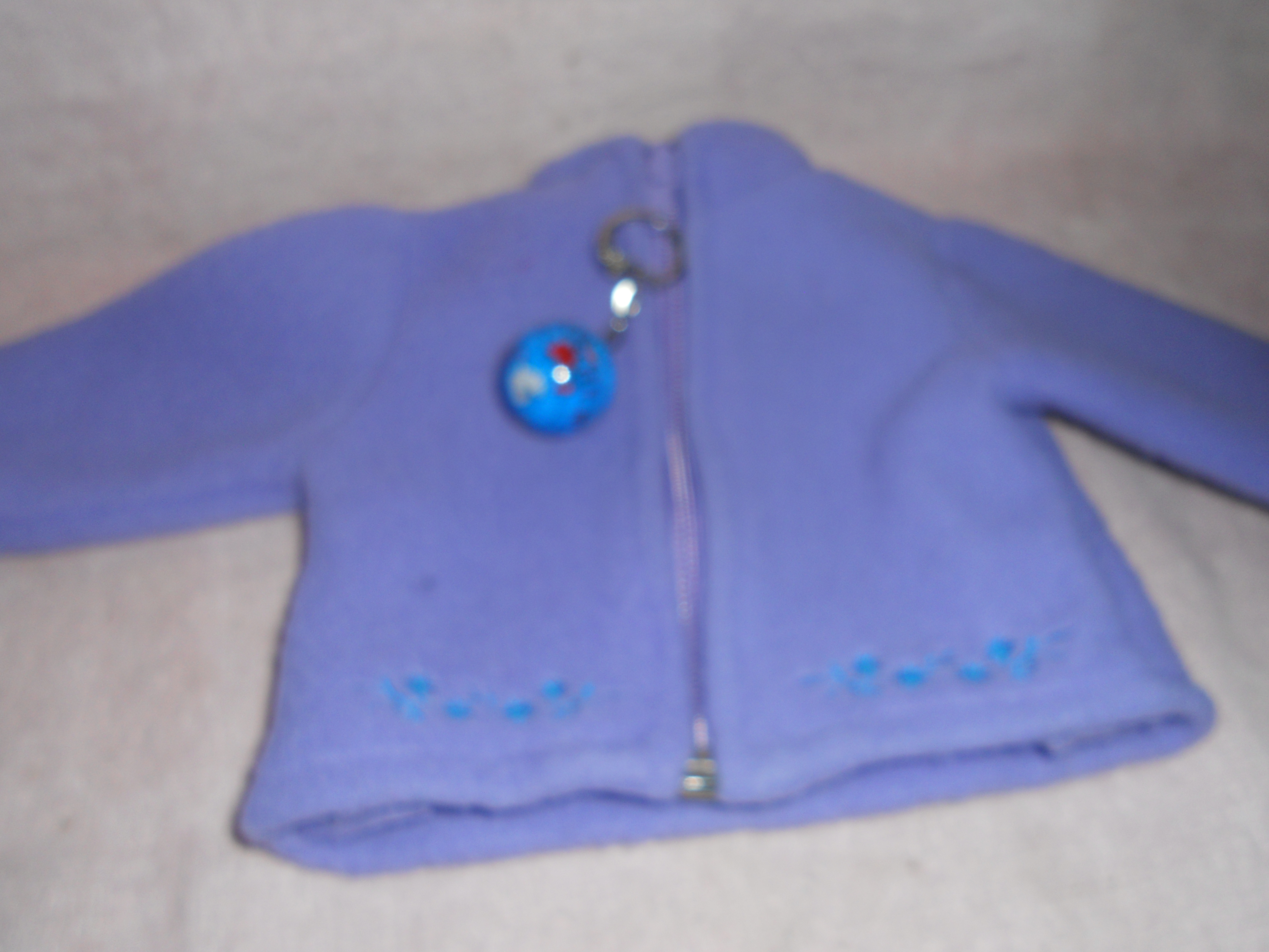 Doll Jacket and Zipper Pull Fleece
