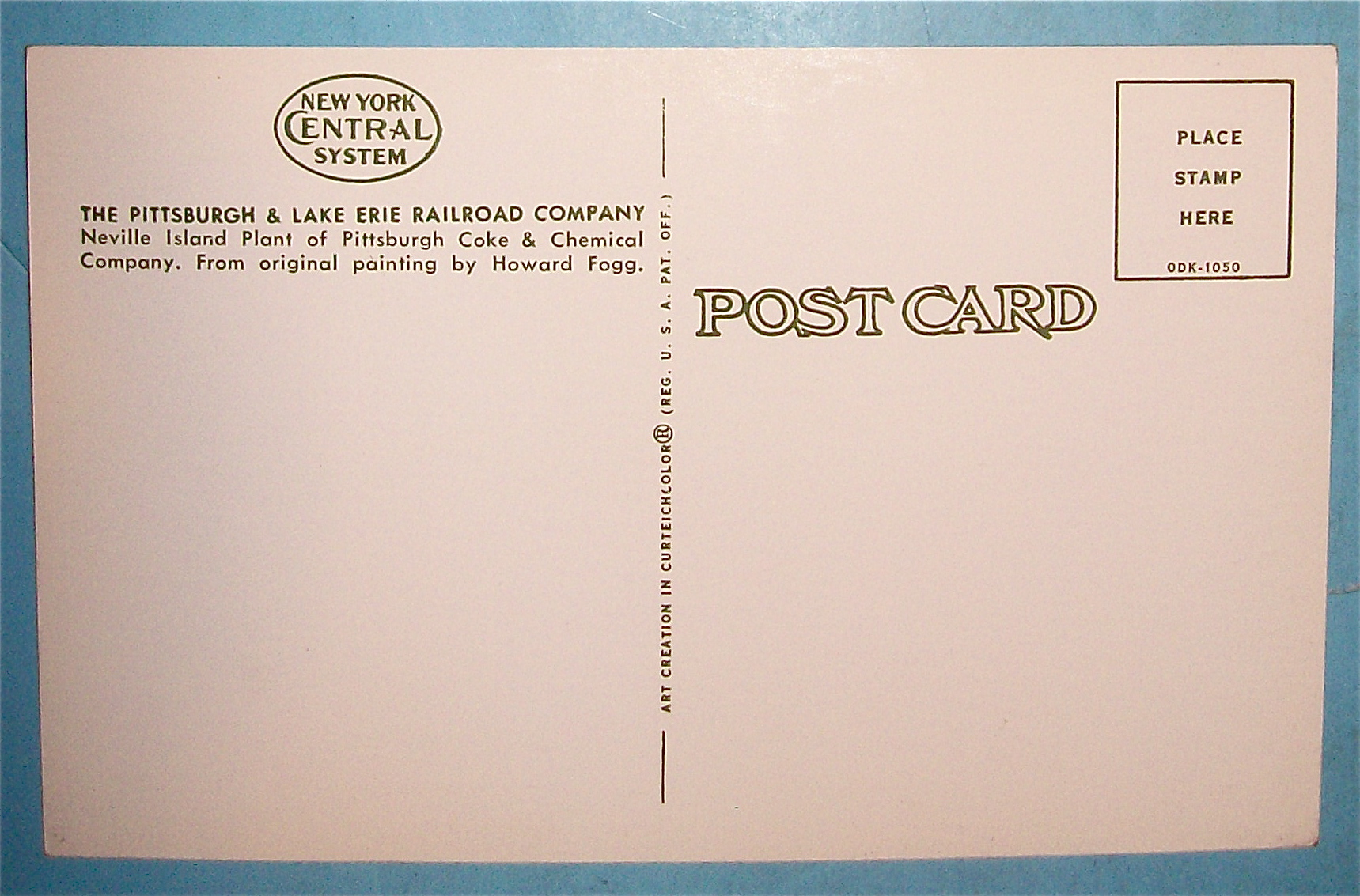 Neville Island Plant Of Pittsburgh Postcard