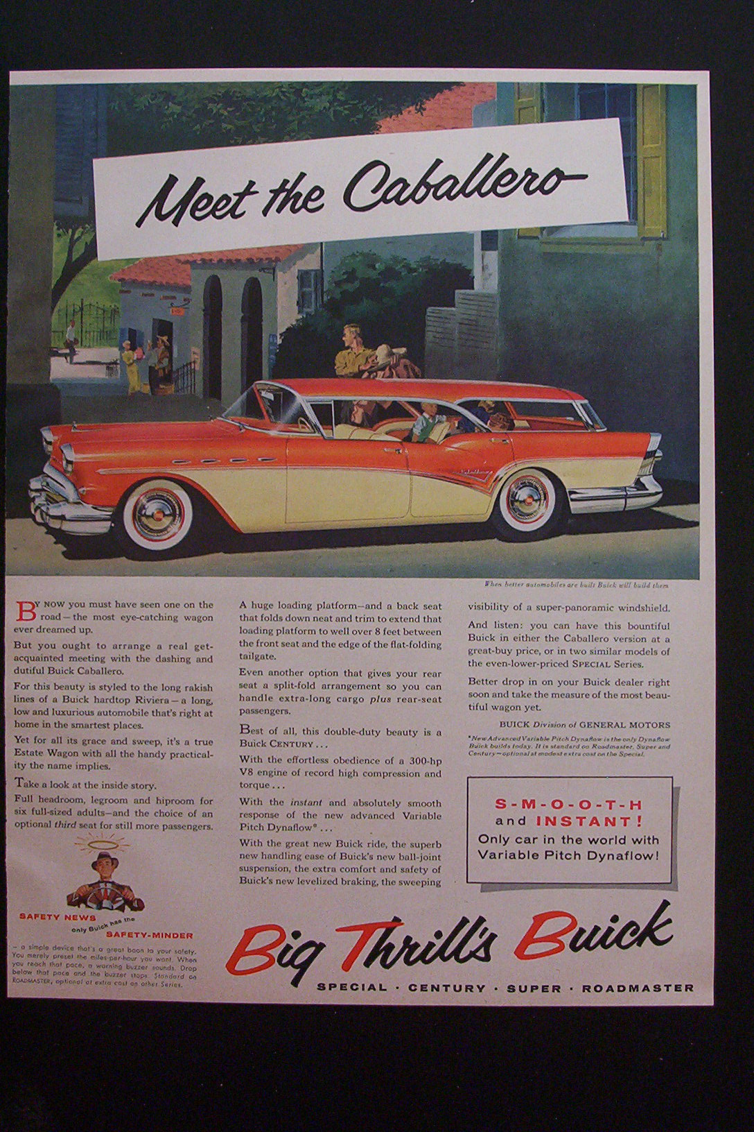 1957 Buick with the Buick Caballero