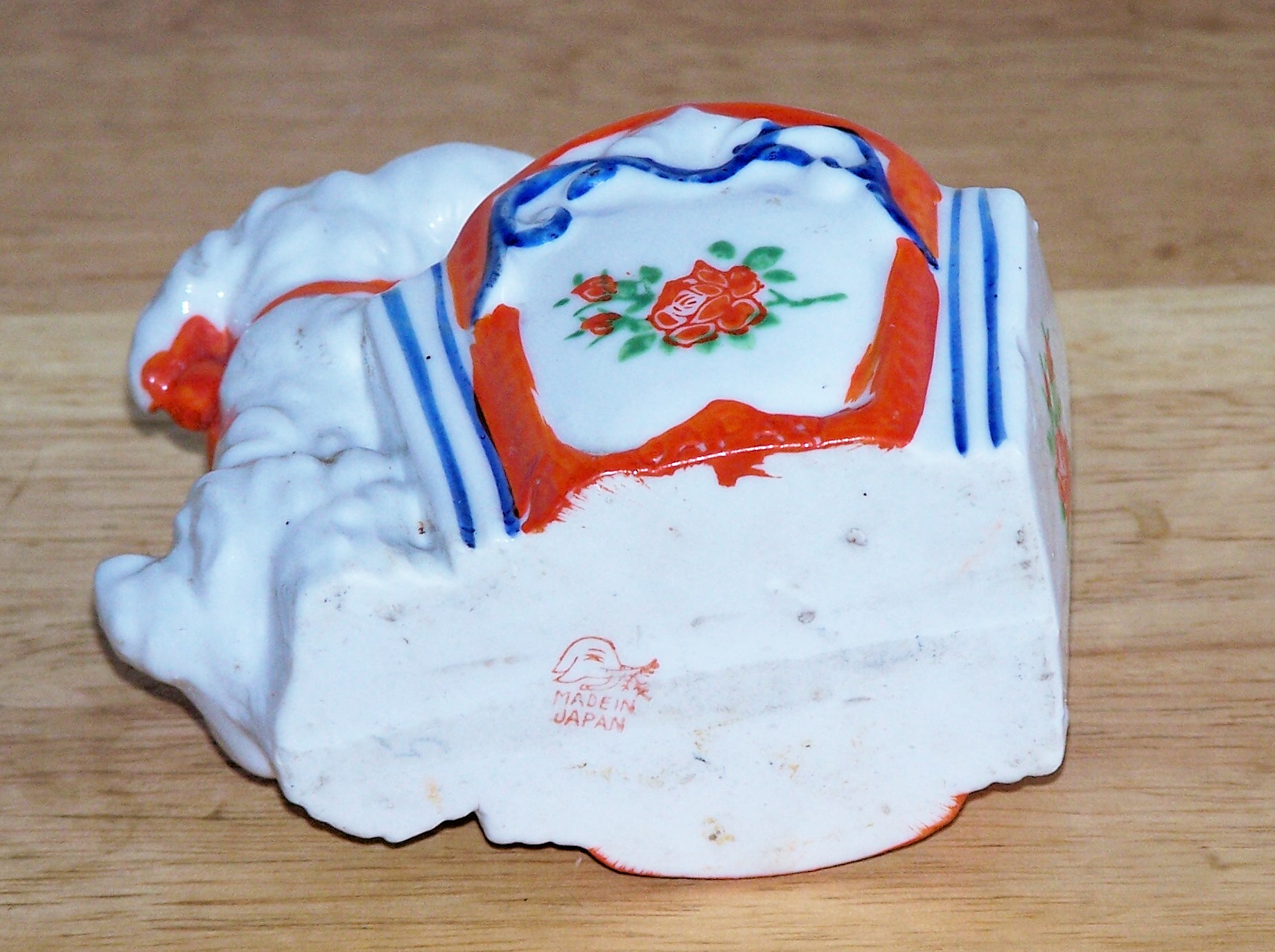 Mij White Terrier Dog Cache Pot Or Planter