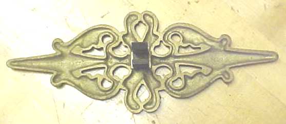 Metal Curtain Finials Victorian Art Nouveau