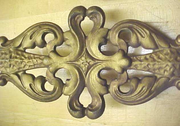 Metal Curtain Finials Victorian Art Nouveau