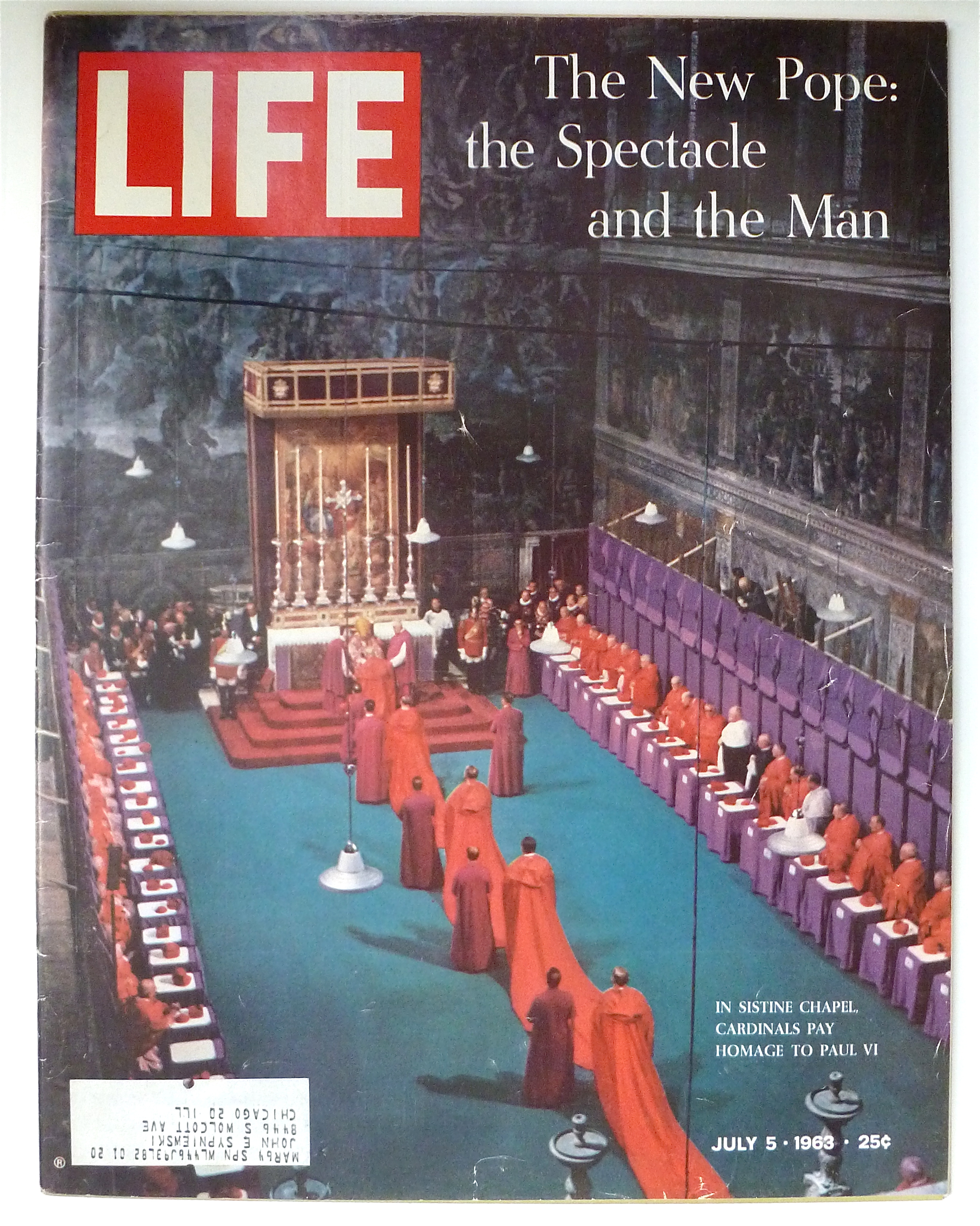 Life Magazine-July 5, 1963-Cardinals Pay Homage