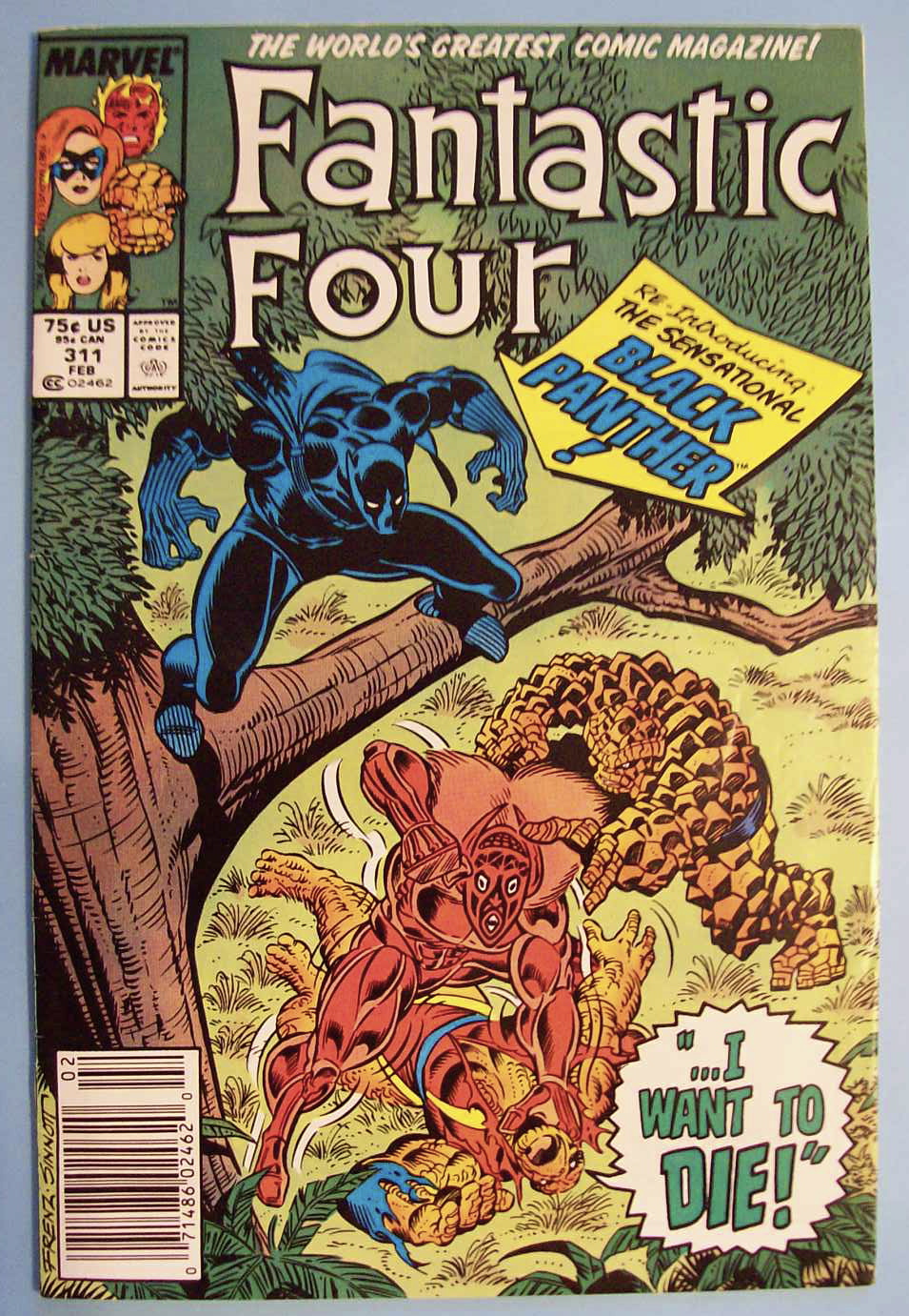 Fantastic Four Comics - Feb 1988 - Black Panther