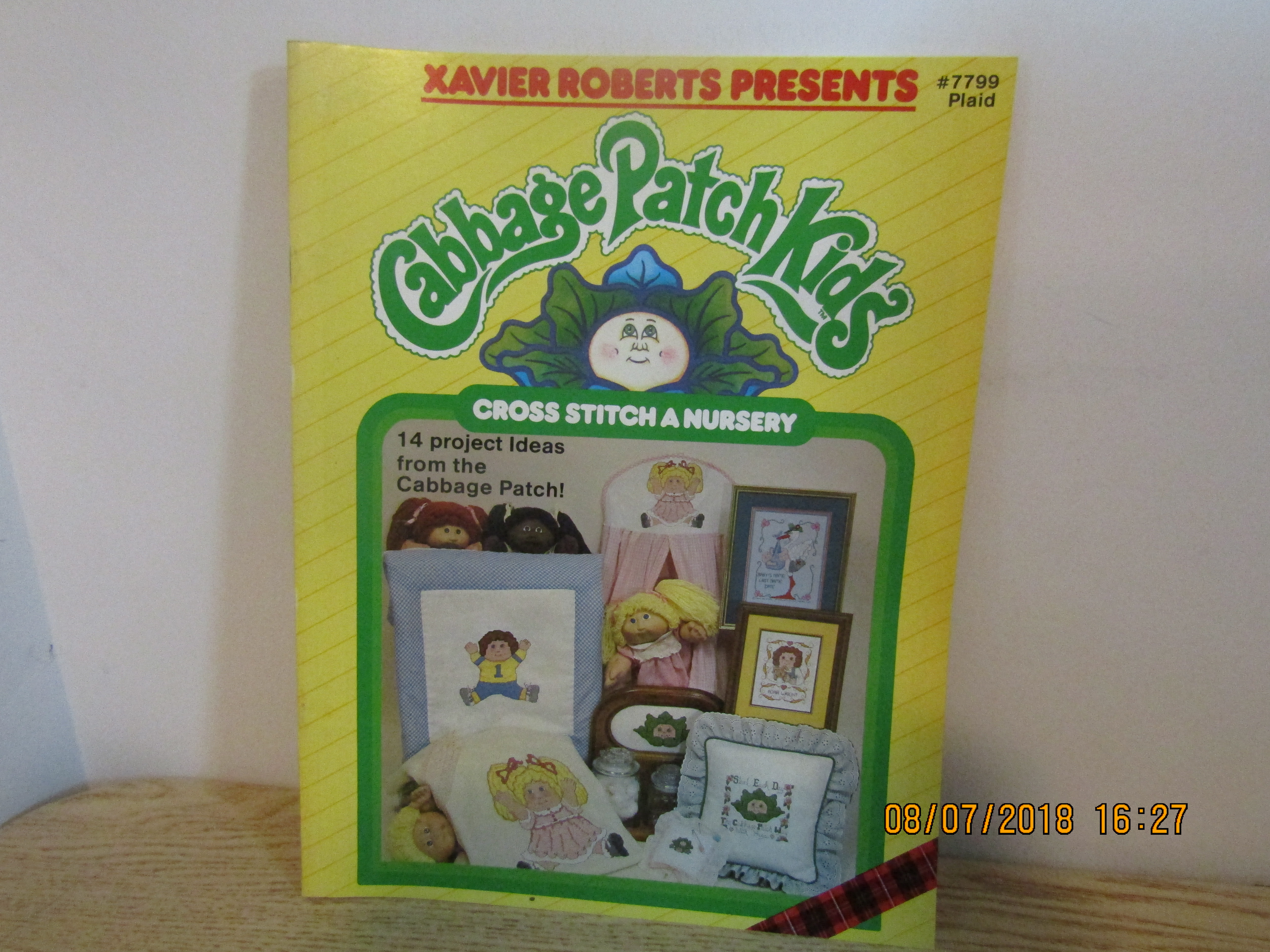 Plaid CrossStitch Nursery For Cabbage Patch Kids  #7799