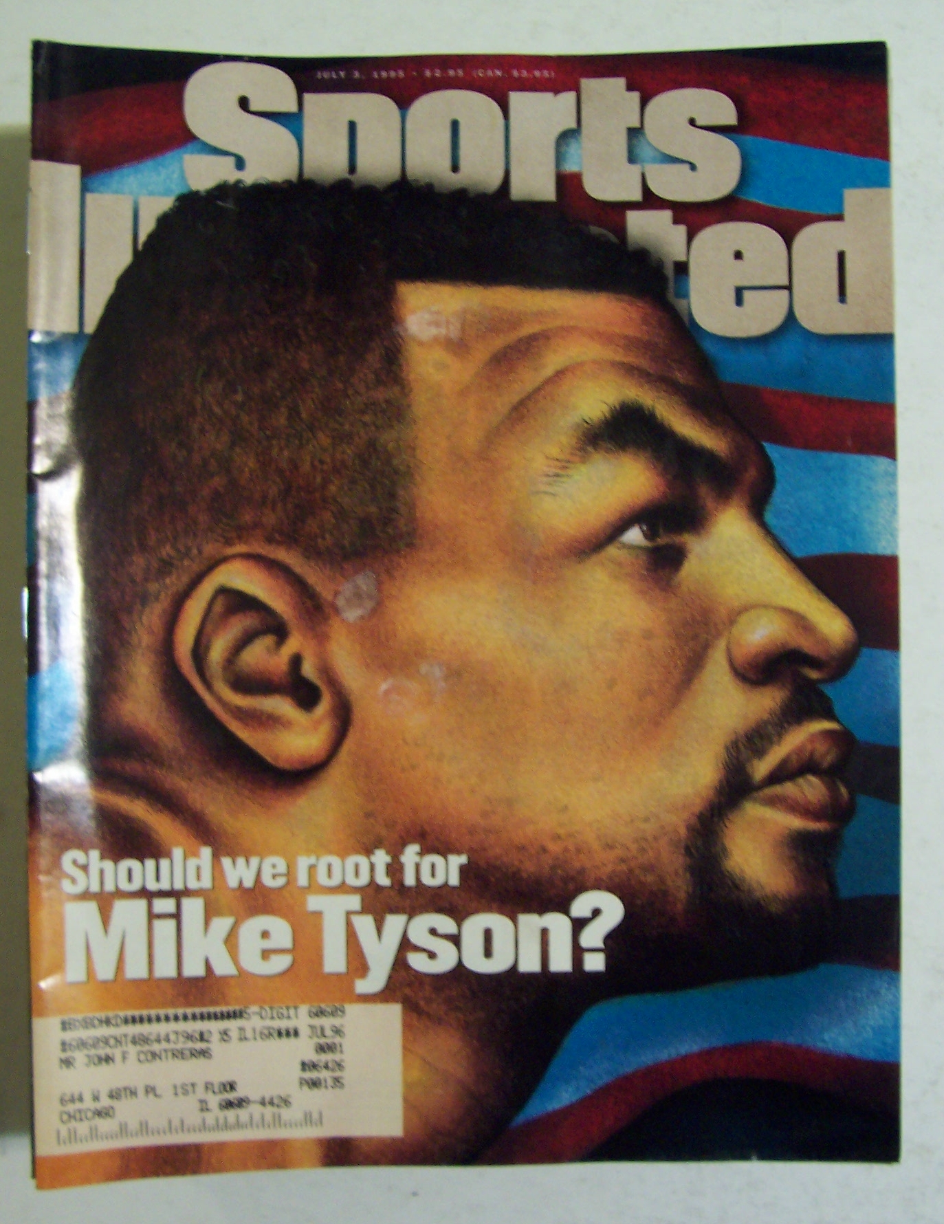 Sports Illustrated Magazine - July 3, 1995 - Mike Tyson