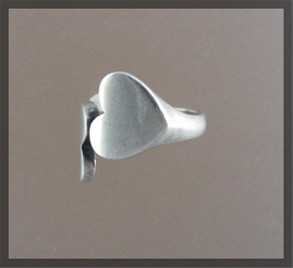 JAMES AVERY Double Heart Sterling Silver Ring