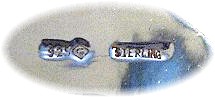 English Victorian Silver Horseshoe Brooch