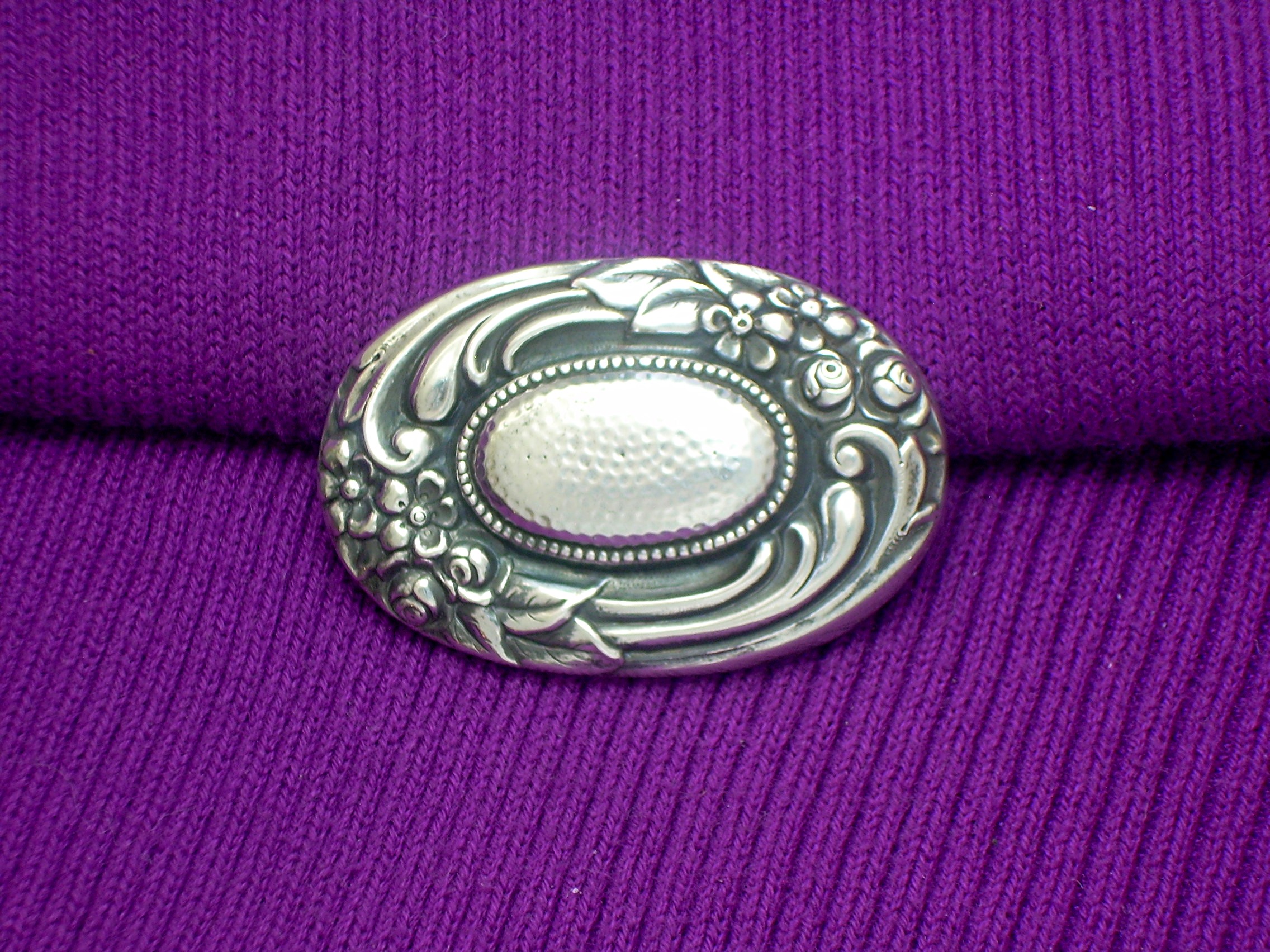 Silver Forget Me Not Brooch