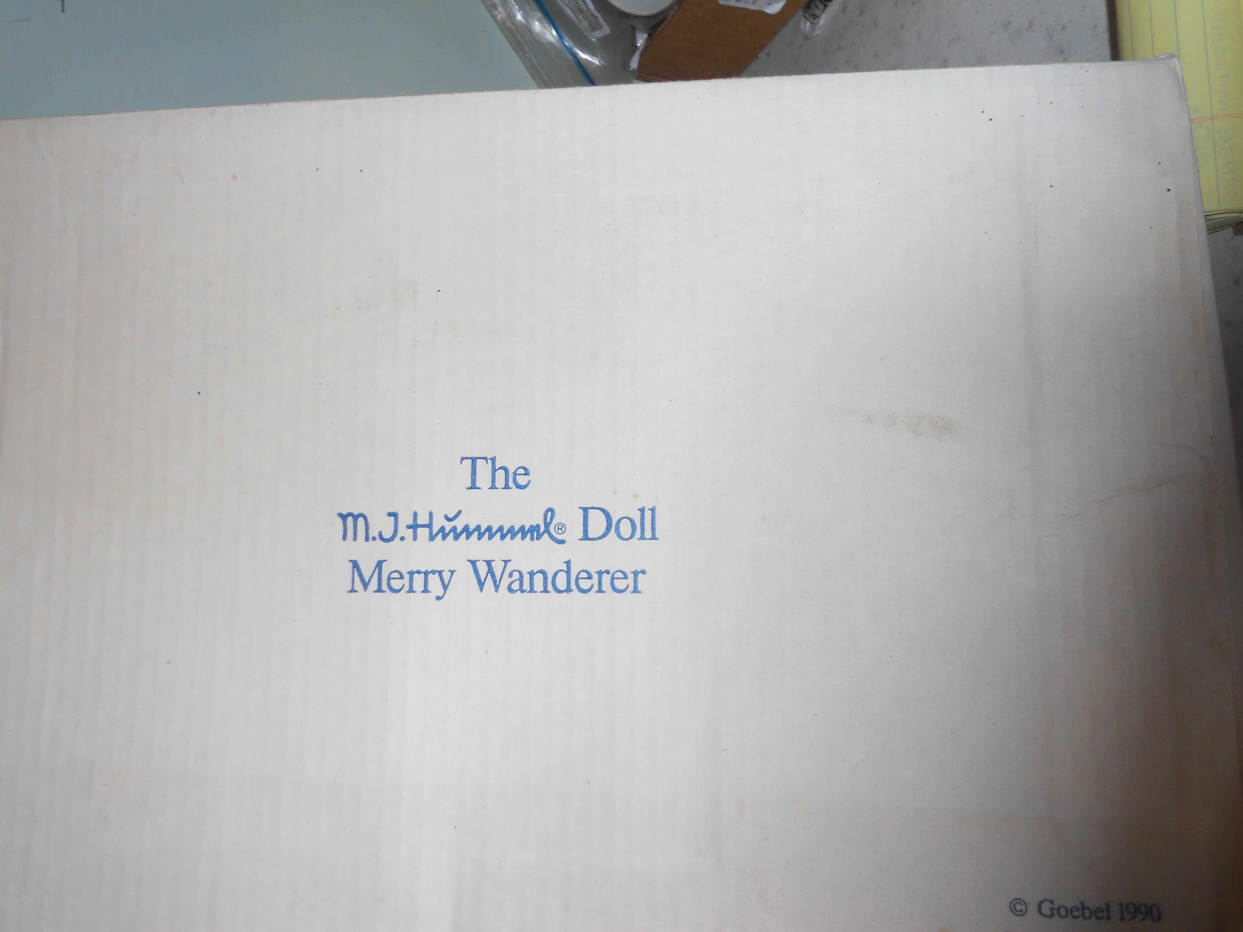 Merry Wanderer Hummel Doll Danbury Mint 1990