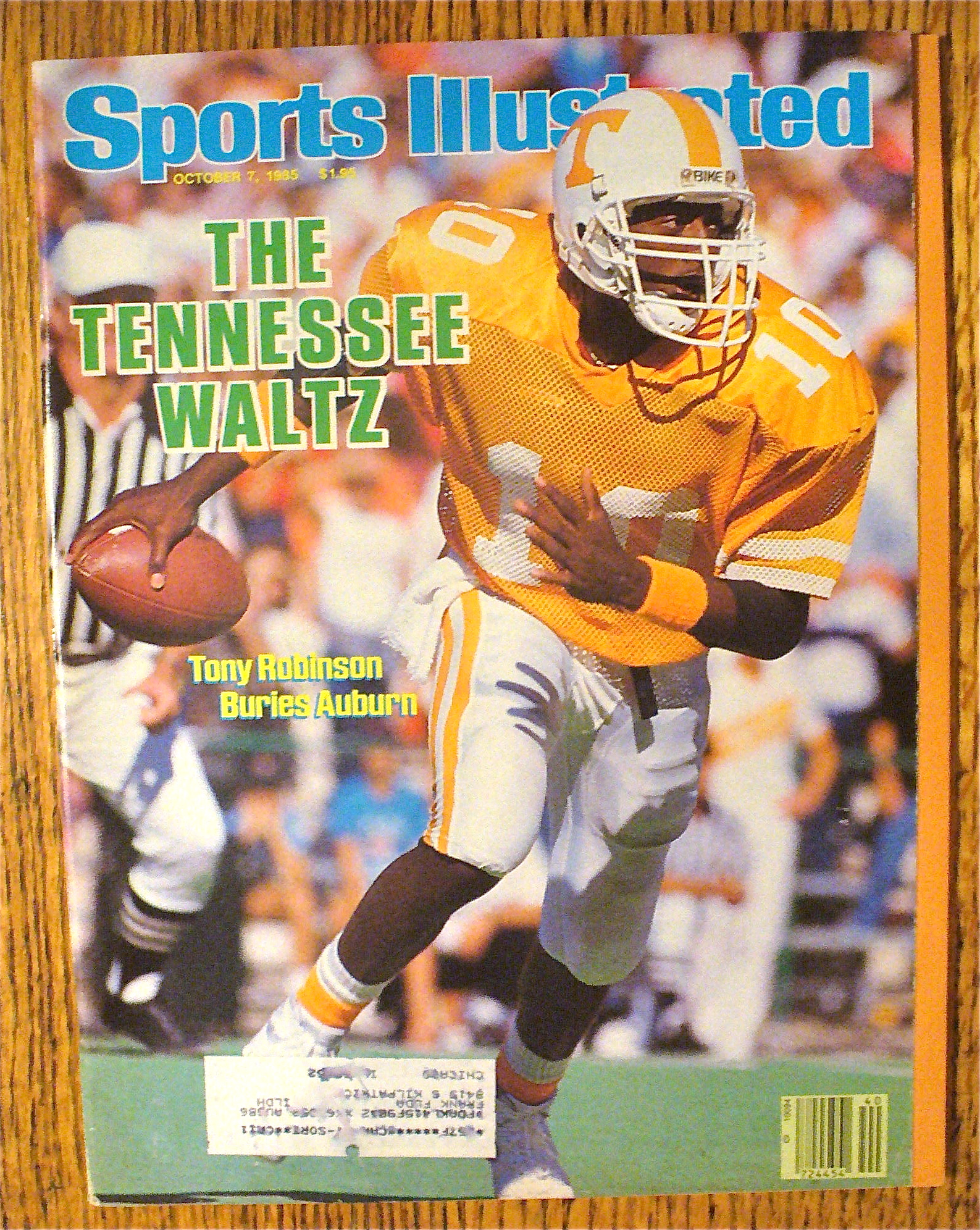 Sports Illustrated-October 7, 1985-Tony Robinson