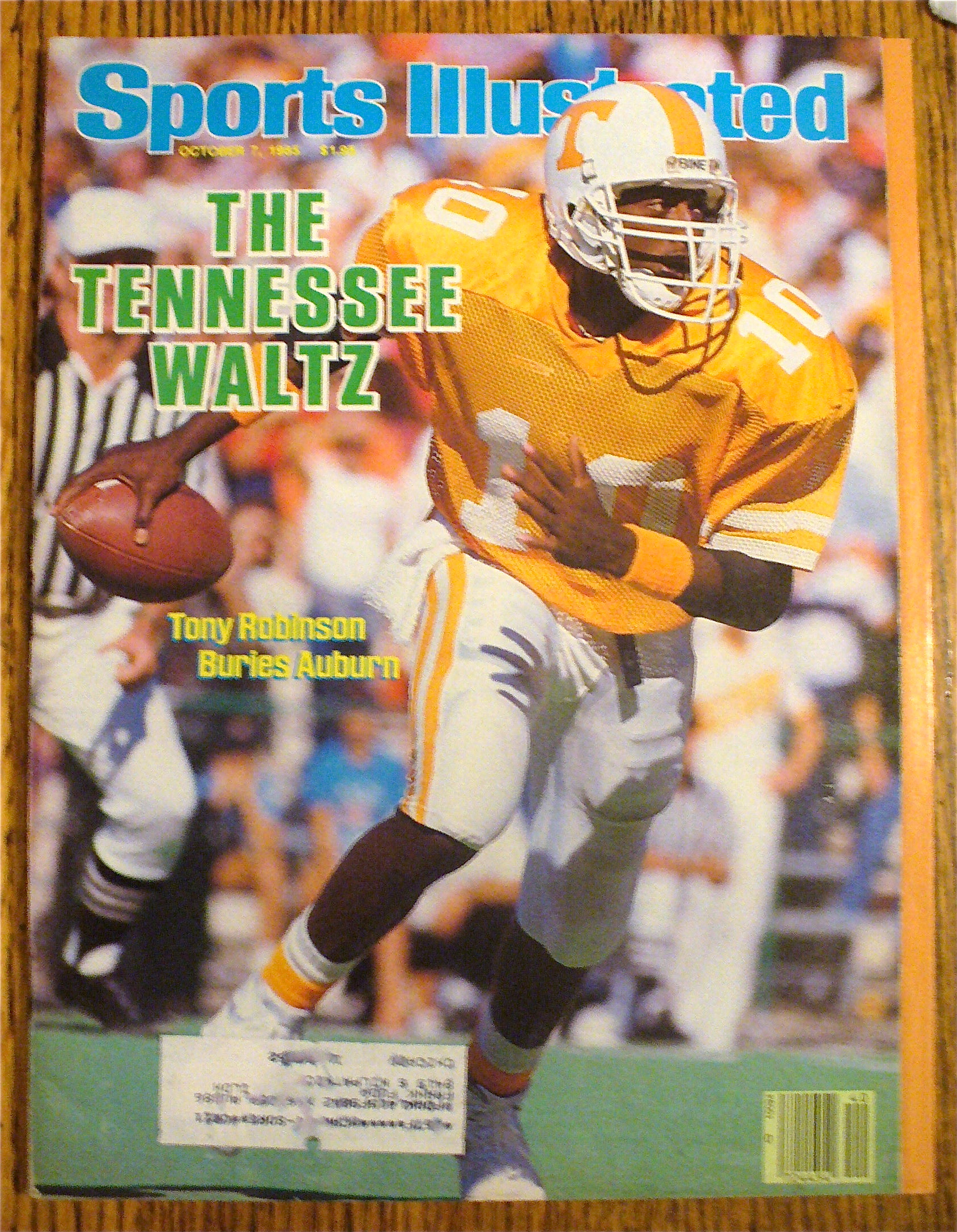 Sports Illustrated-October 7, 1985-Tony Robinson