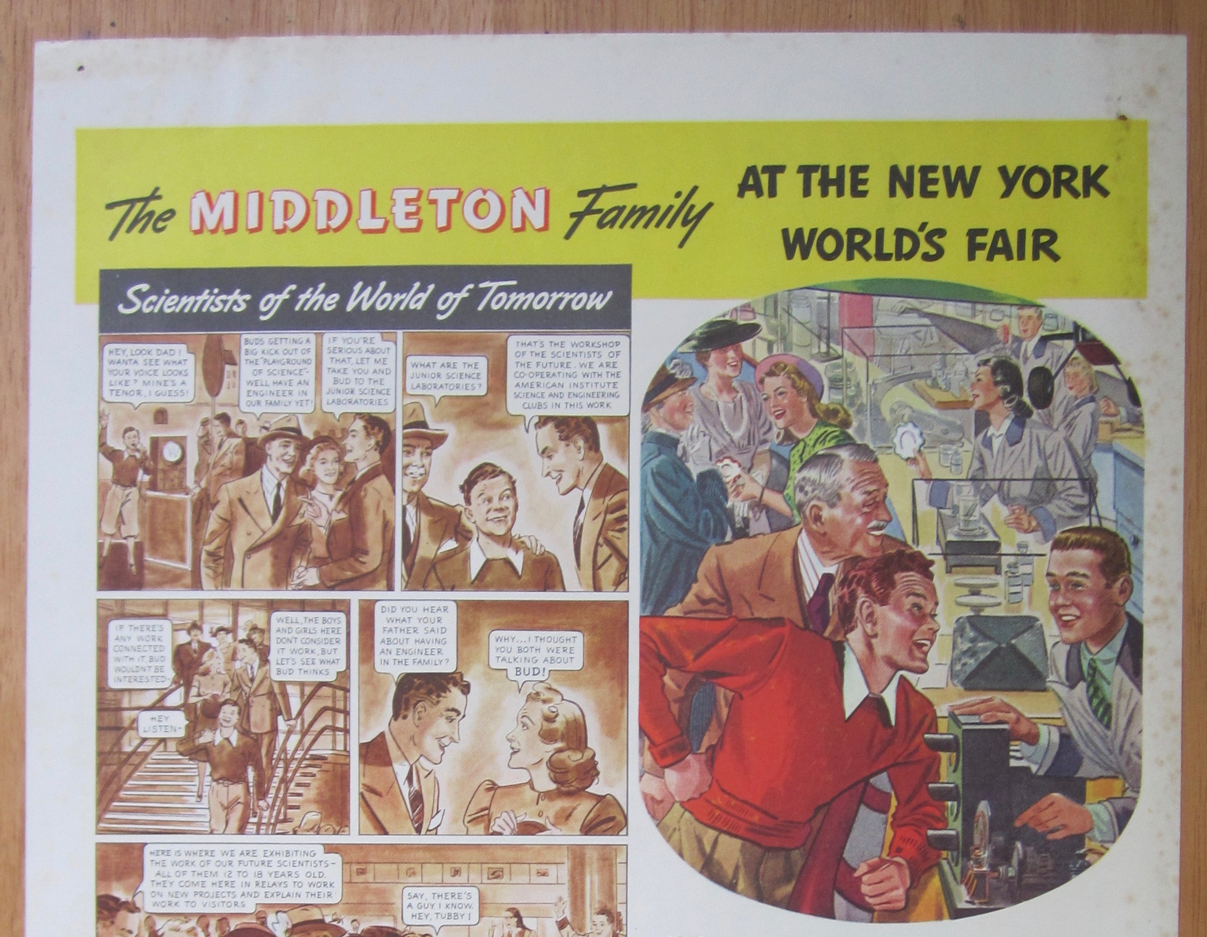 1939 Westinghouse w/ Middleton Family At NY World Fair