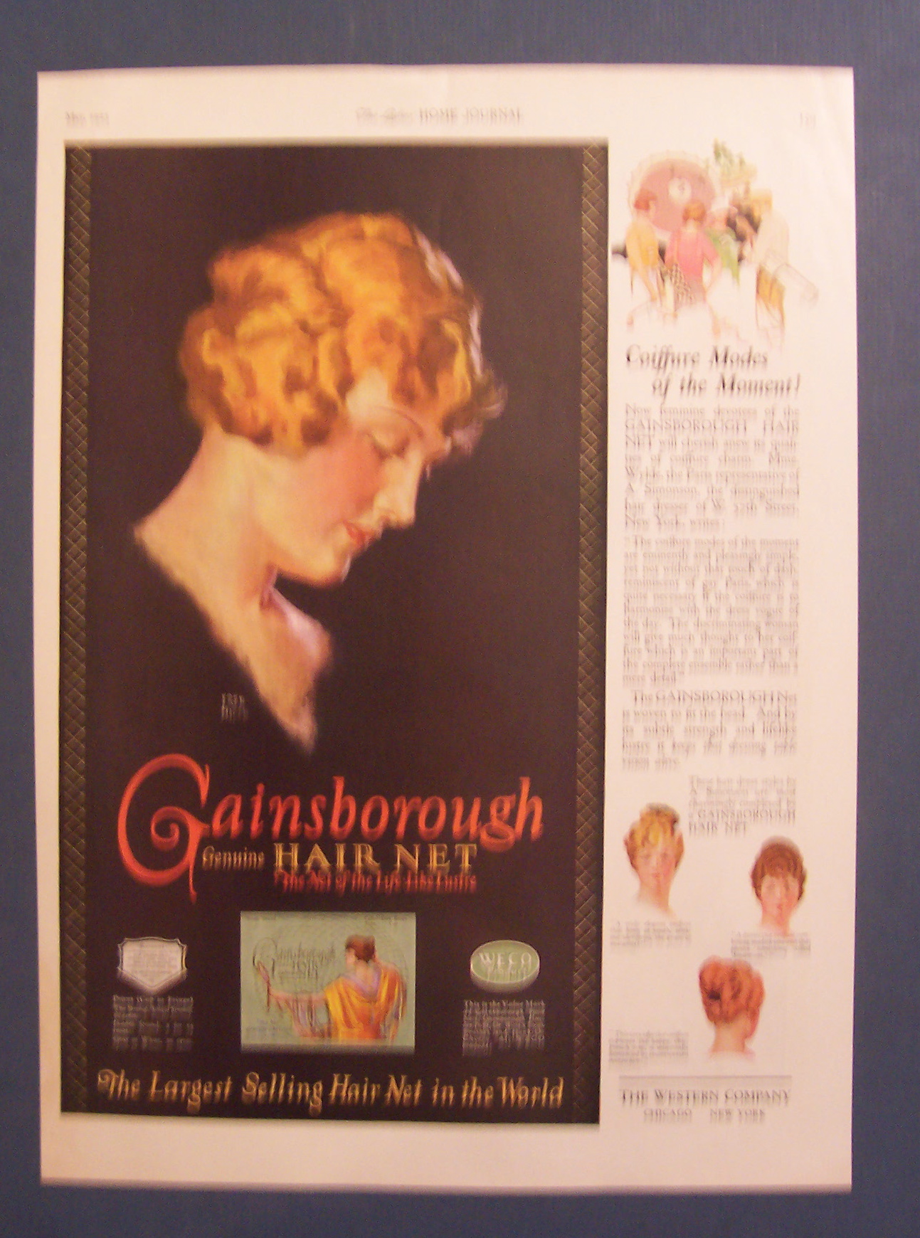 1923 Gainsborough Hair Net