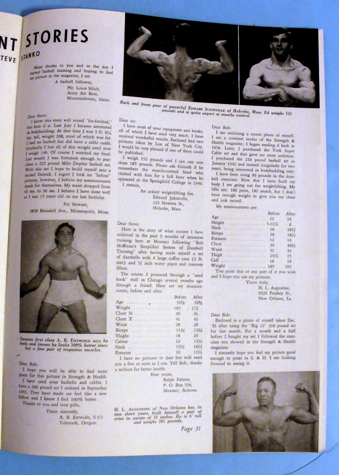 Strength & Health Magazine March 1944 Jules Bacon