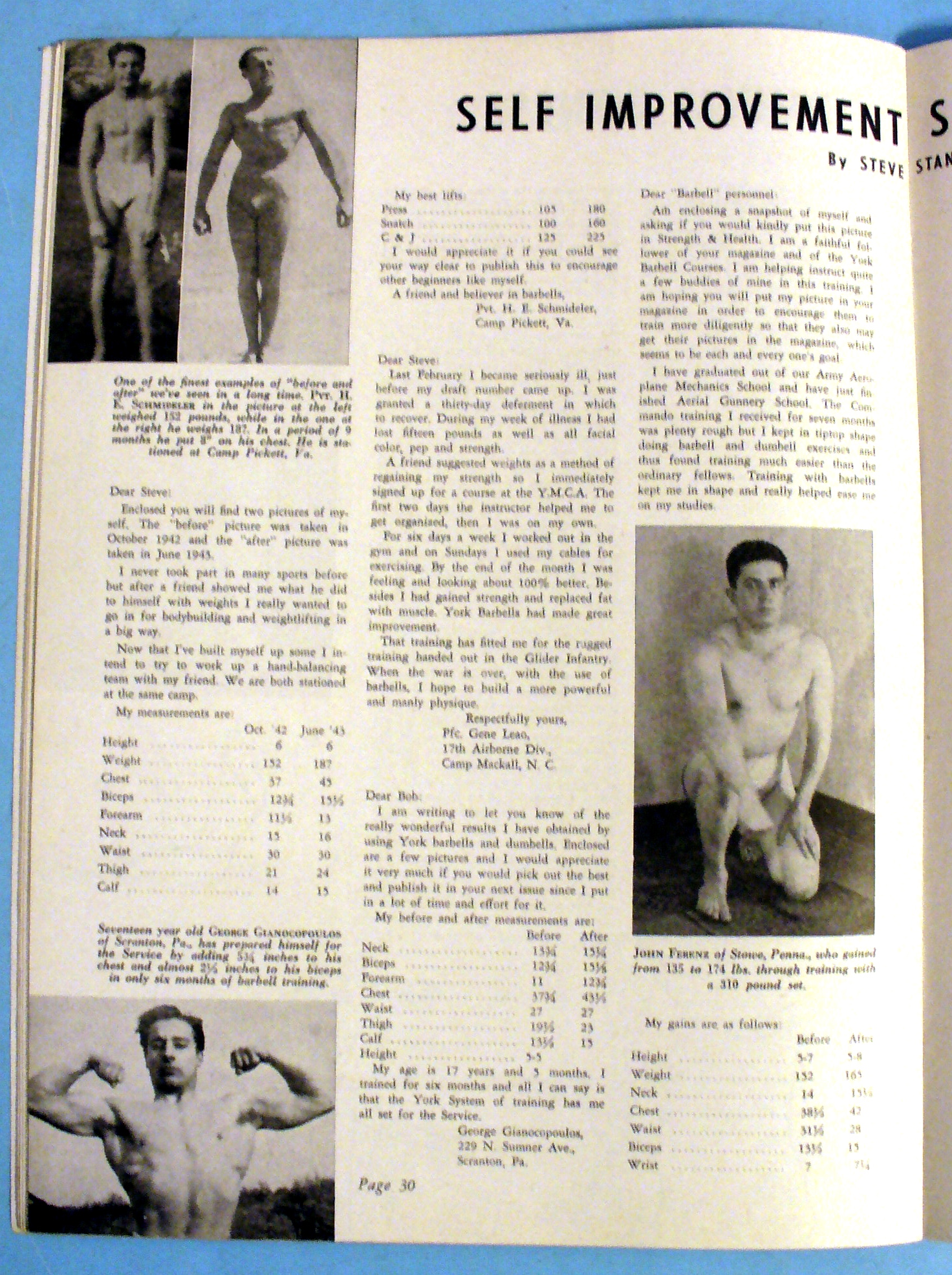 Strength & Health Magazine March 1944 Jules Bacon