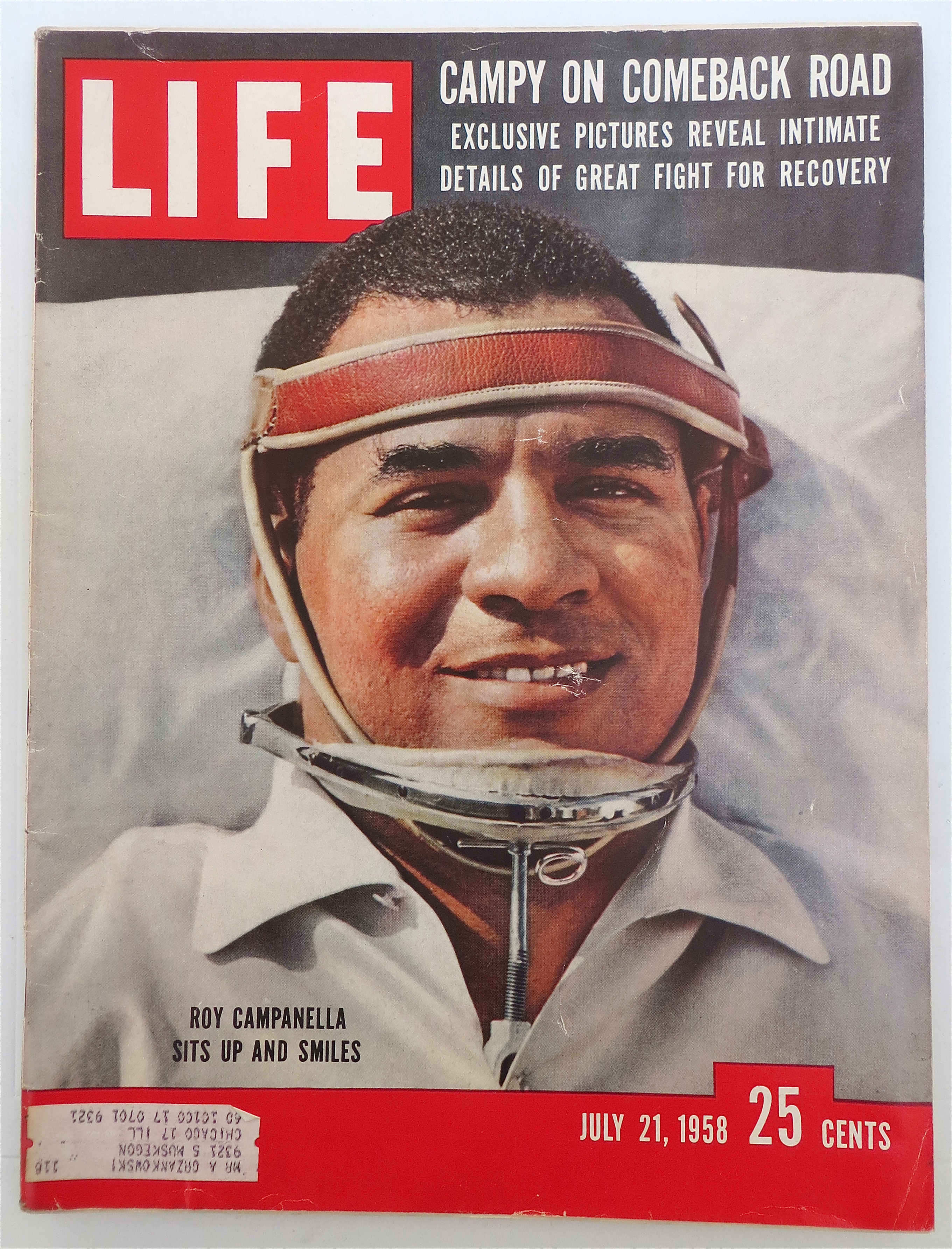 Life Magazine-July 21, 1958-Baseball's Roy Campanella