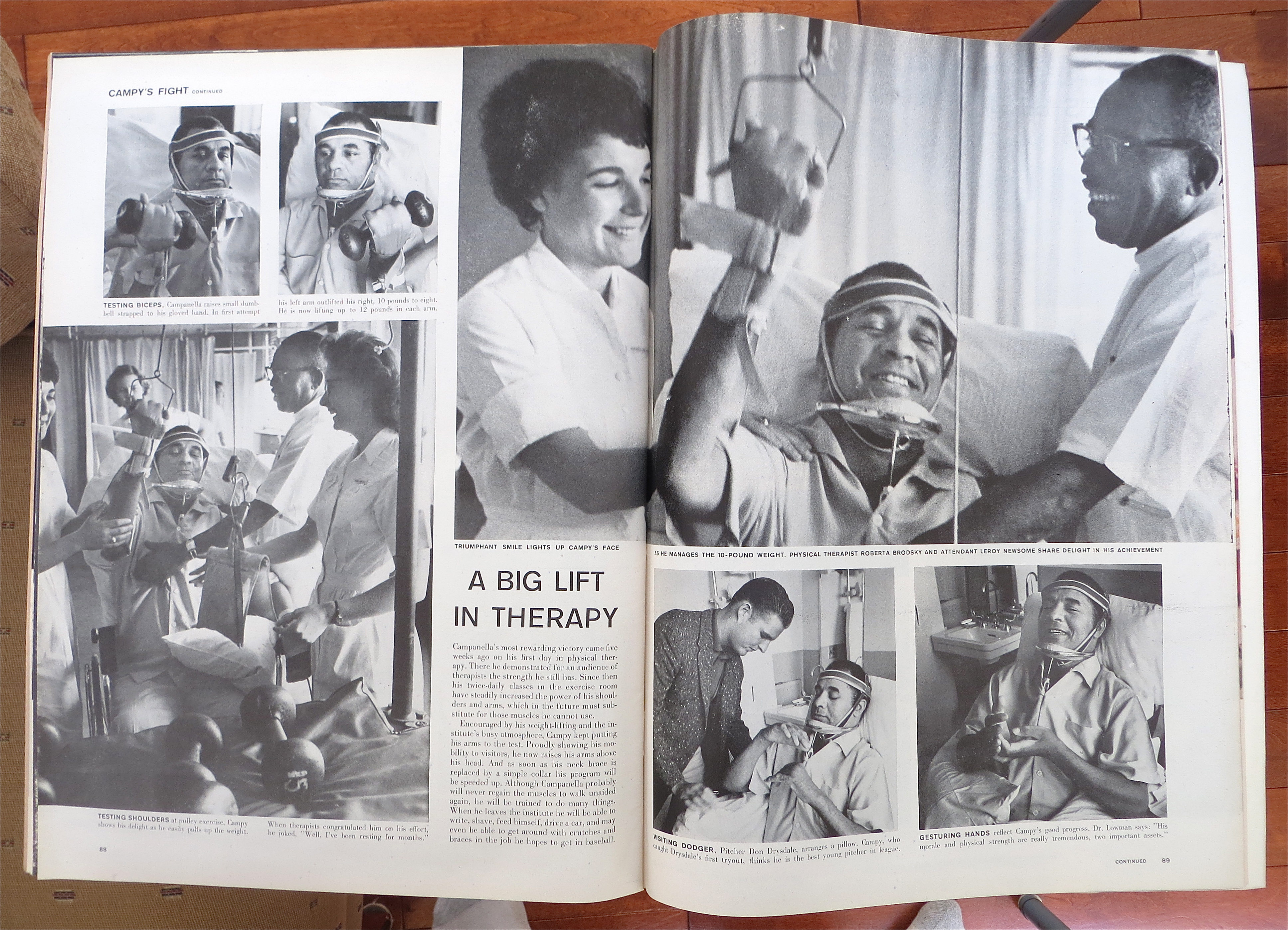 Life Magazine-July 21, 1958-Baseball's Roy Campanella