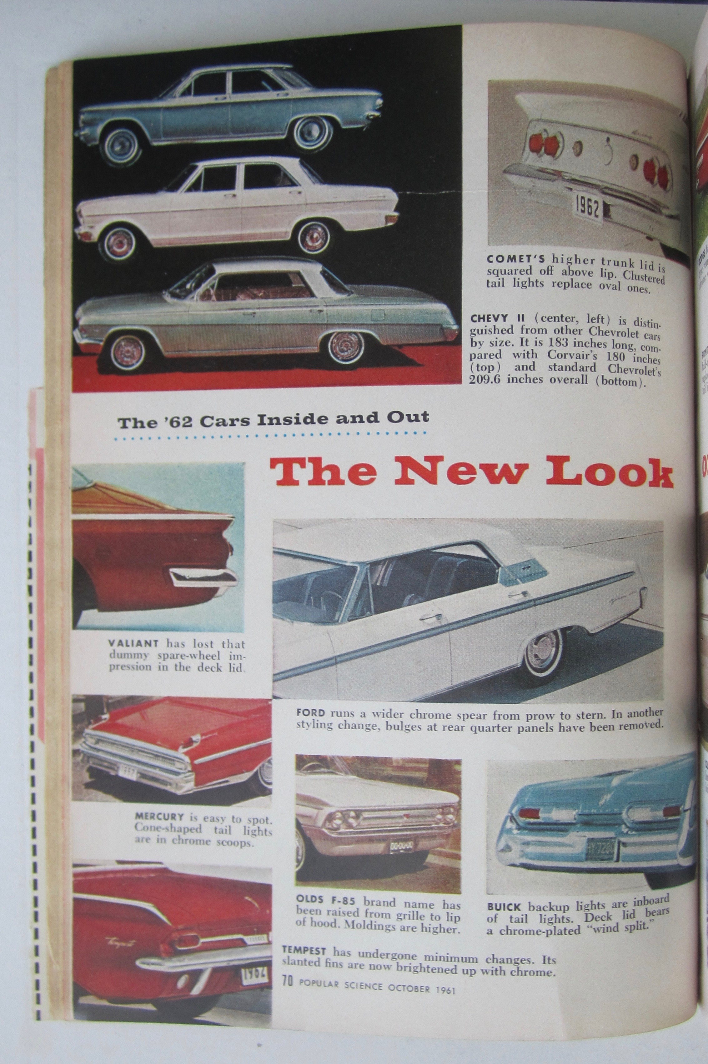 Popular Science Magazine October 1961 New Engines