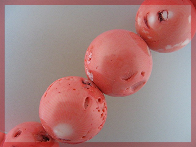 Pink Turquoise Graduated Bead Necklace