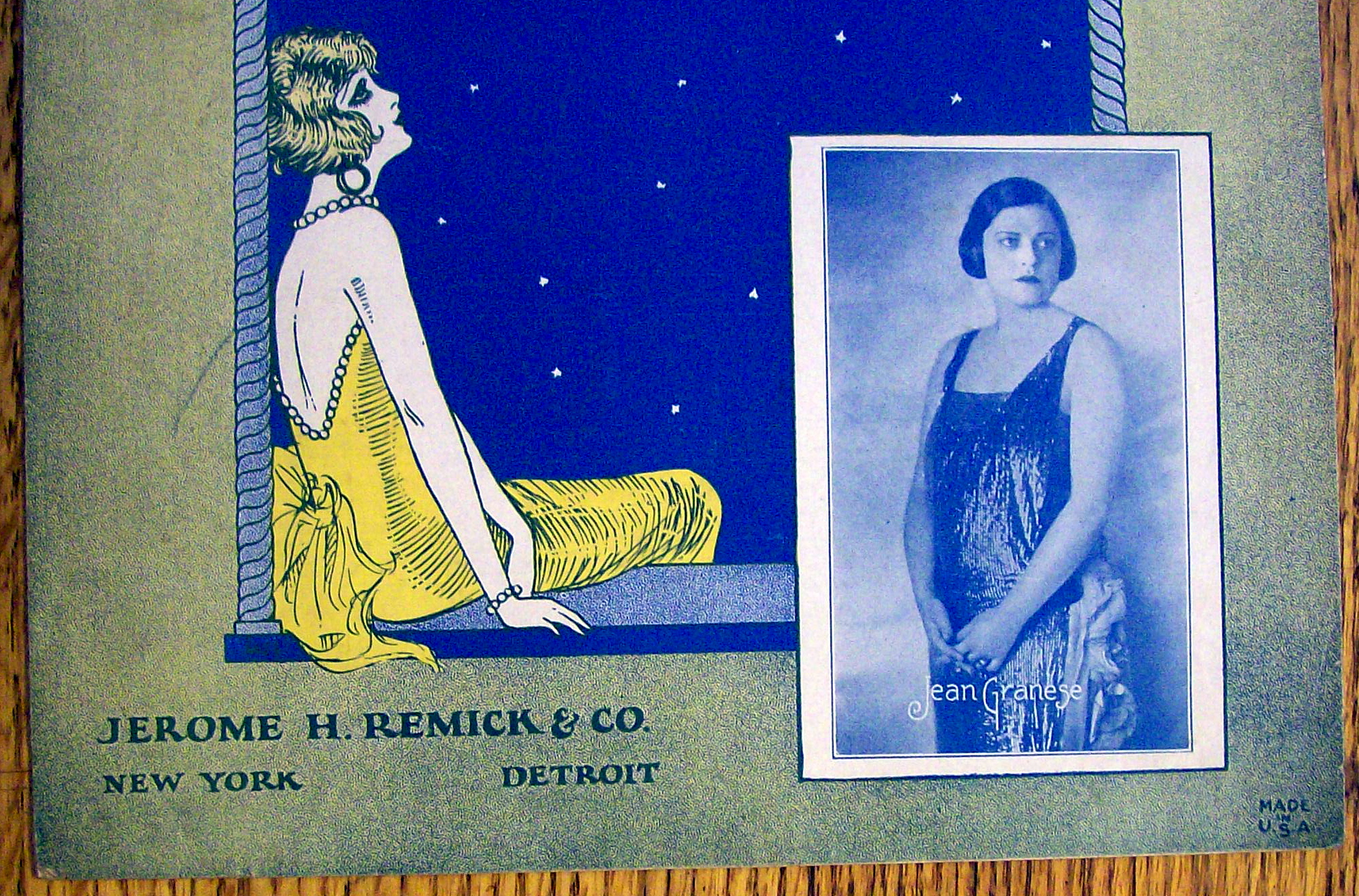 Sheet Music For 1925 By The Light Of The Stars