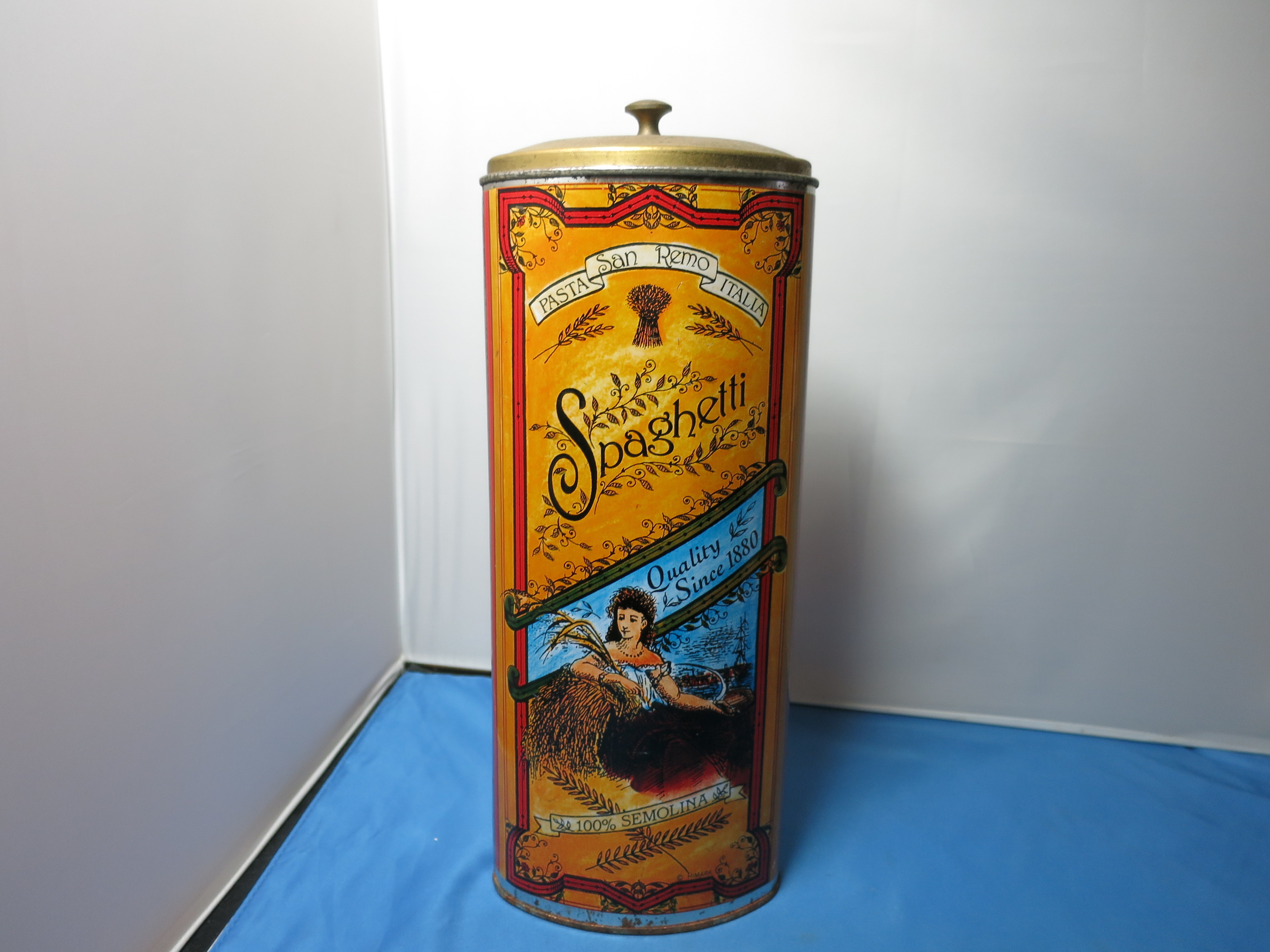 Himark Spaghetti Tin Pasta San Remo Italia Semolina